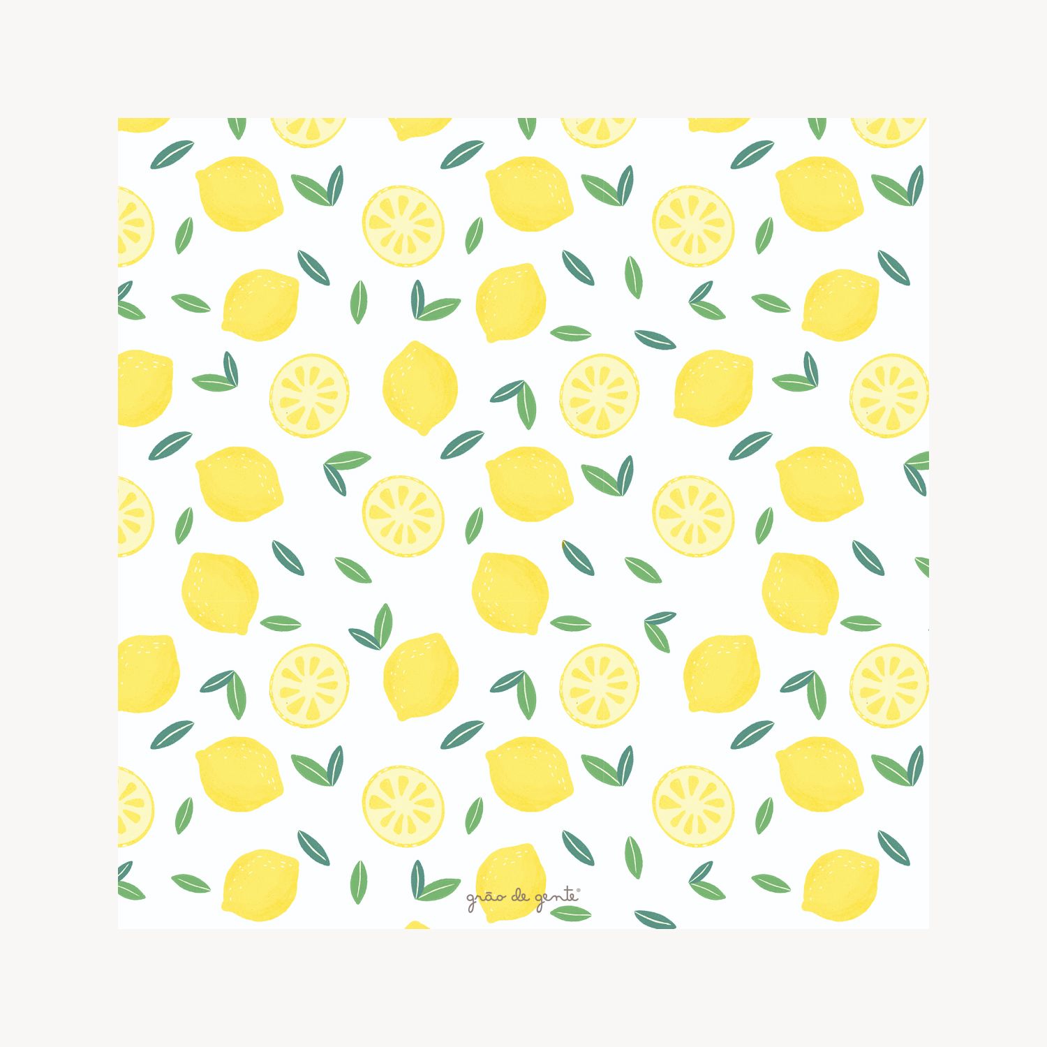Kit Pôster Adesivo Limão Siciliano 4 peças