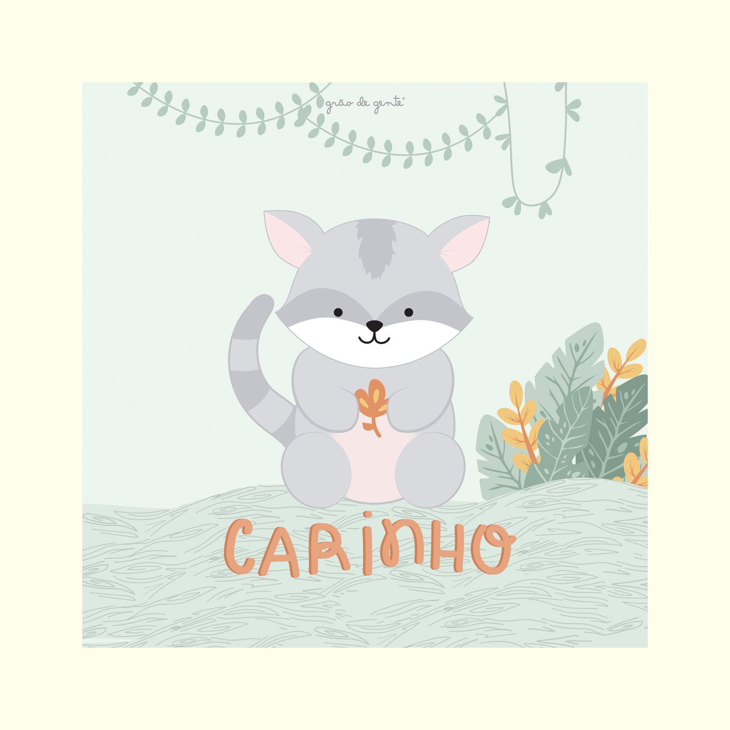 Kit Pôster Adesivo Amiguinhos da Fauna Brasileira 6 peças