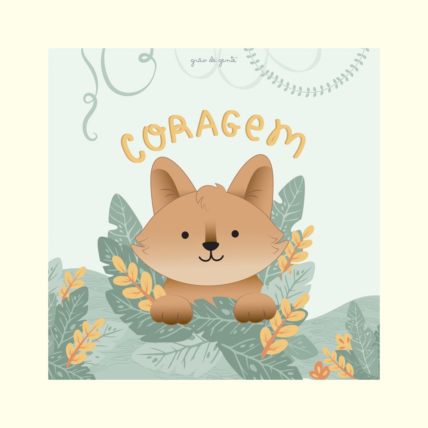 Kit Pôster Adesivo Amiguinhos da Fauna Brasileira 6 peças