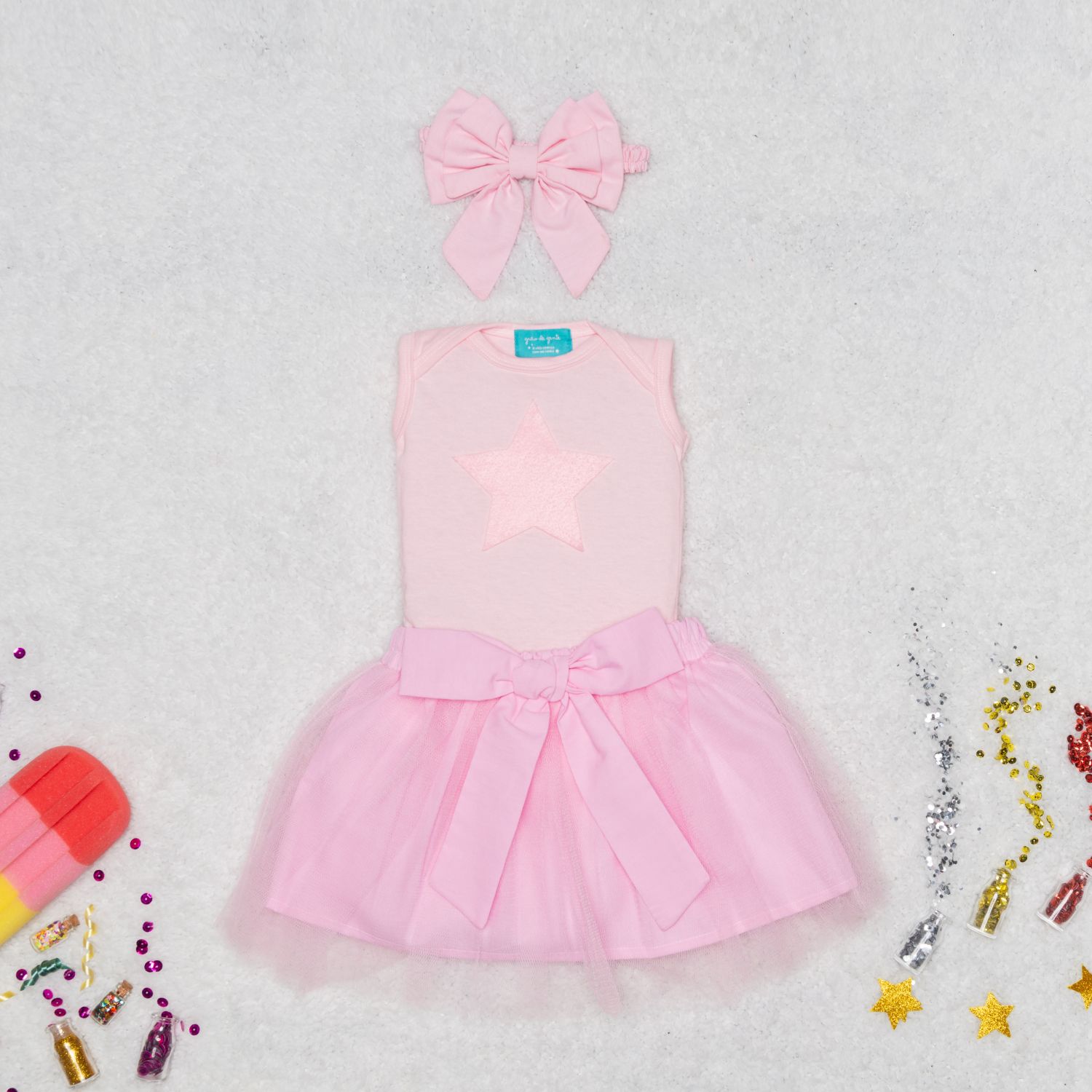 Fantasia Bailarina Bebê 3 Peças