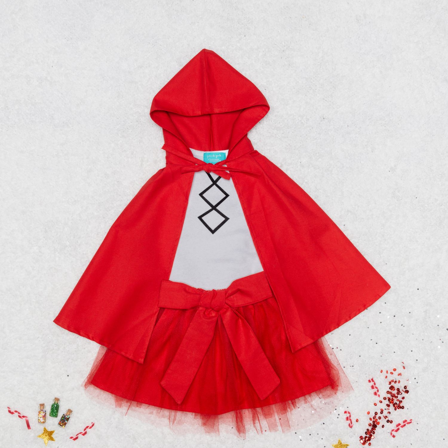 Fantasia Chapeuzinho Vermelho Bebê 3 Peças