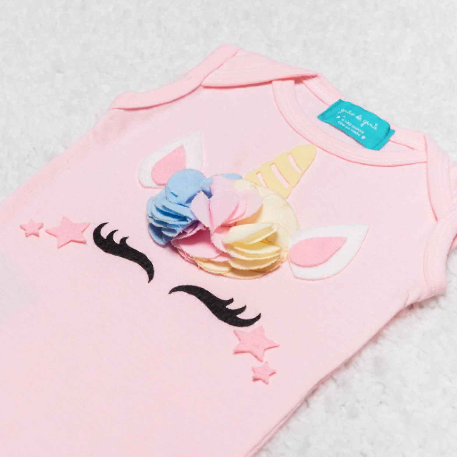 Fantasia Unicórnio Bebê 2 Peças