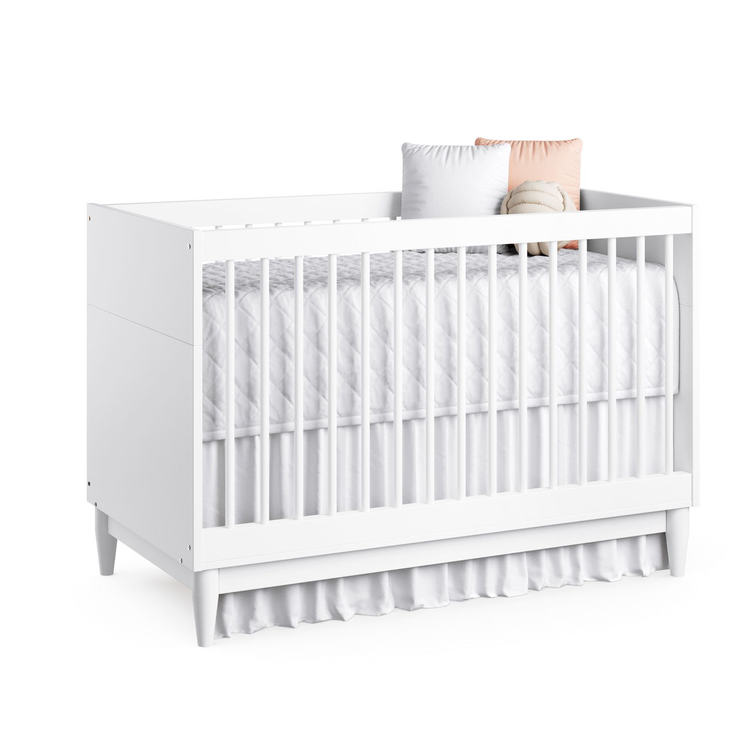 Berço Americano Branco Tomi