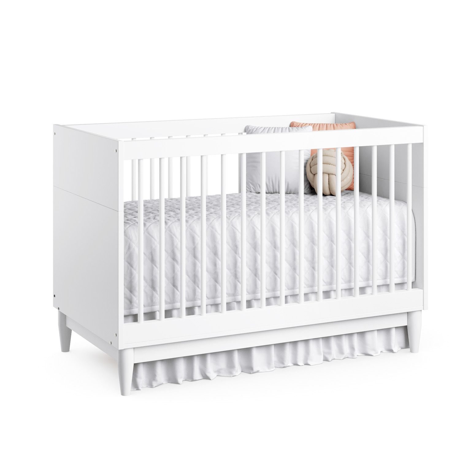 Berço Americano Branco Tomi