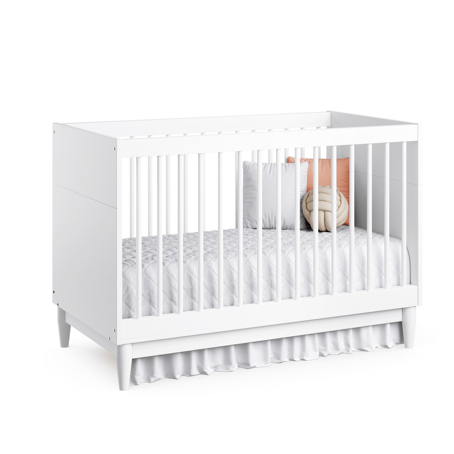 Berço Americano Branco Tomi