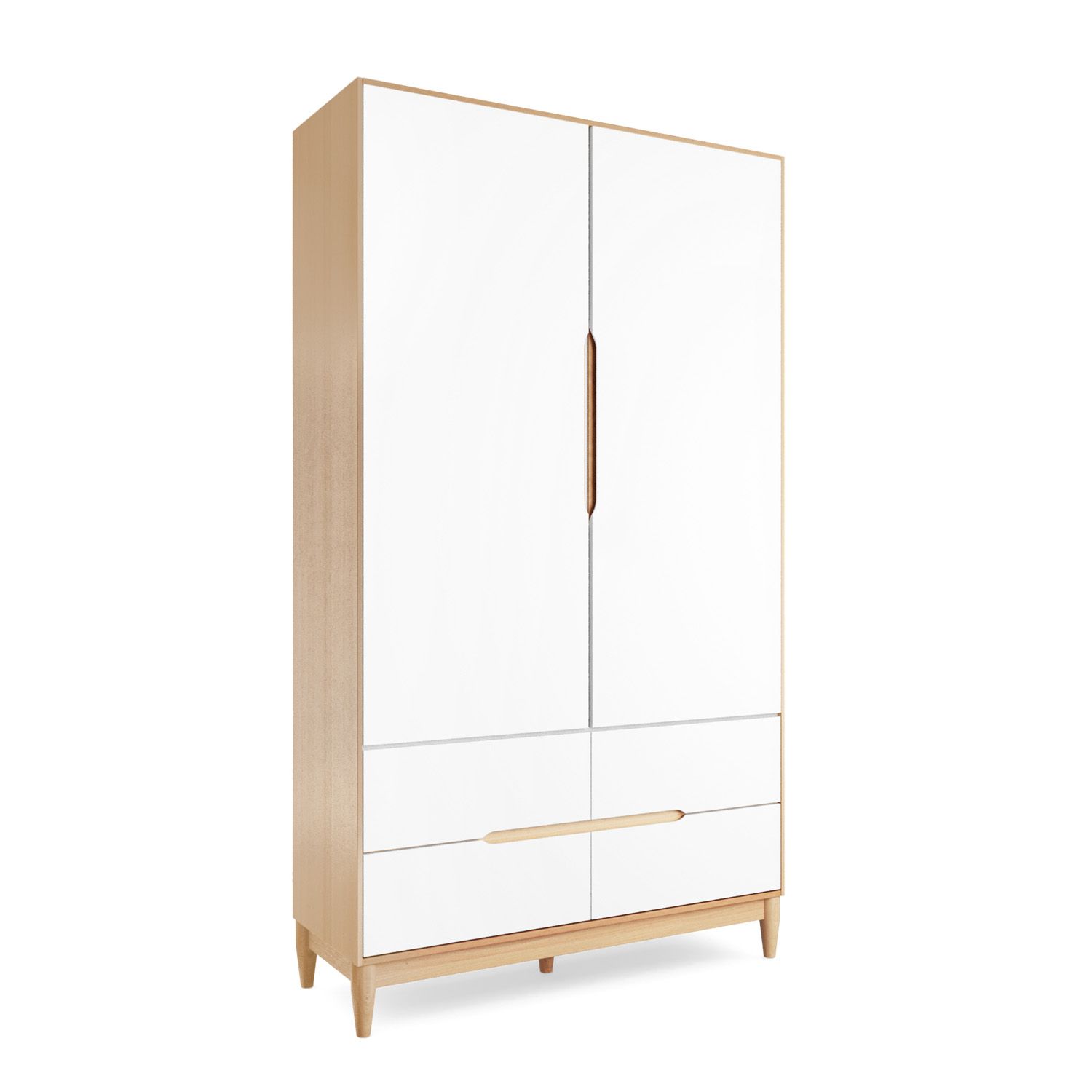 Guarda Roupa Infantil Branco 2 Portas Tomi