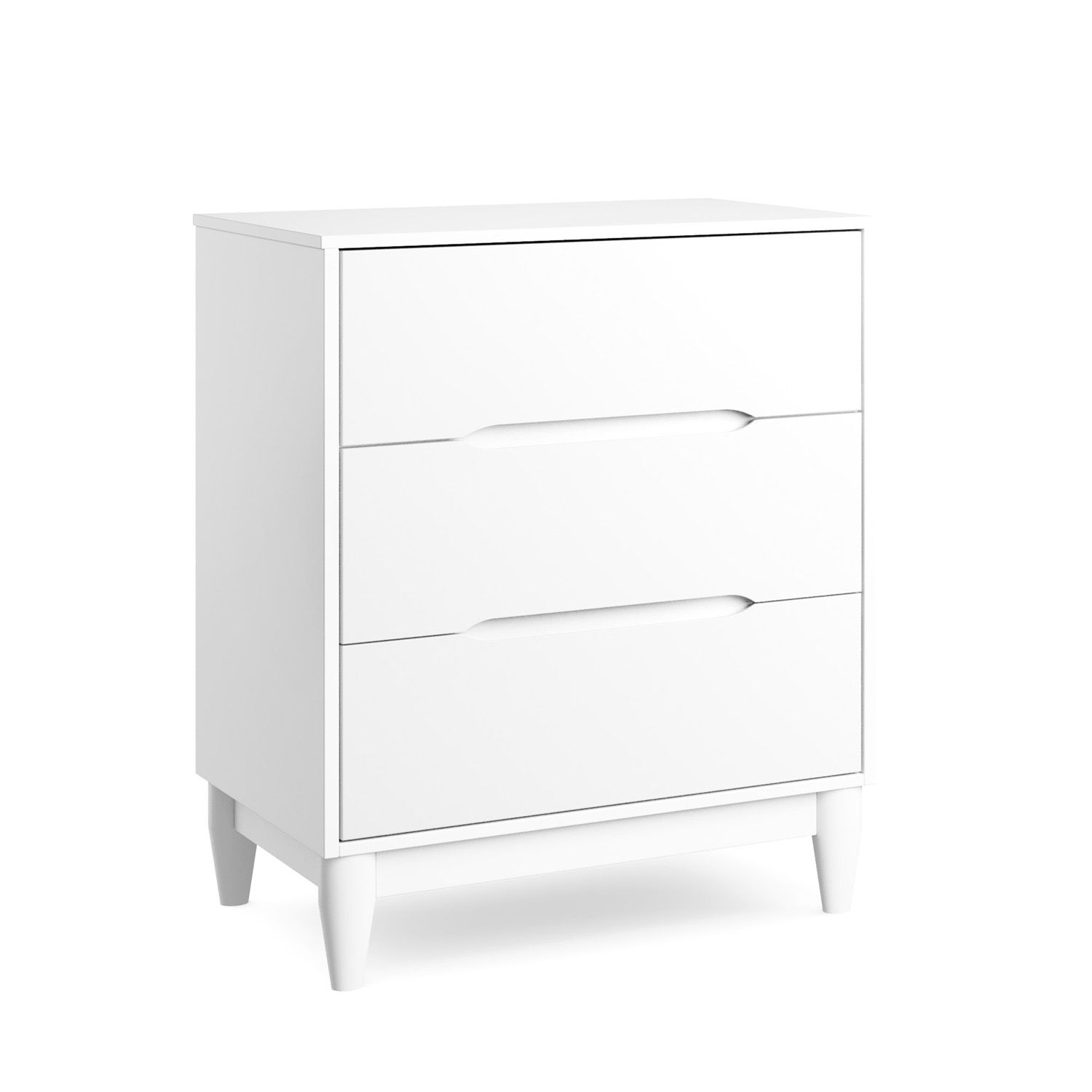 Cômoda Infantil 3 Gavetas Branco Tomi