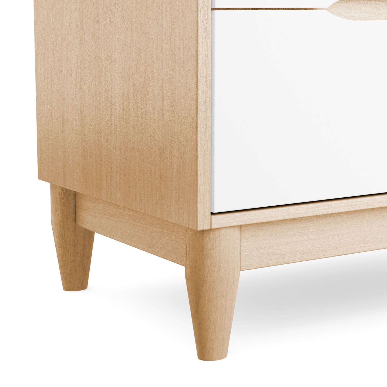 Cômoda Infantil 3 Gavetas Branco Tomi