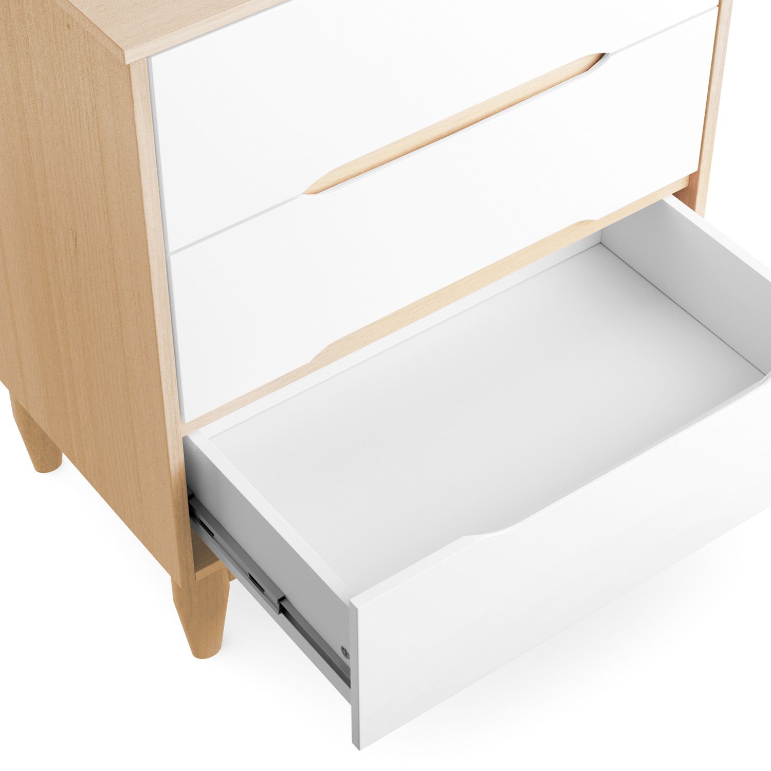 Cômoda Infantil 3 Gavetas Branco Tomi