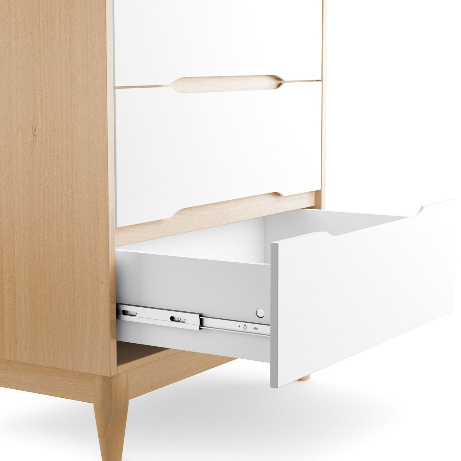 Cômoda Infantil 3 Gavetas Branco Tomi