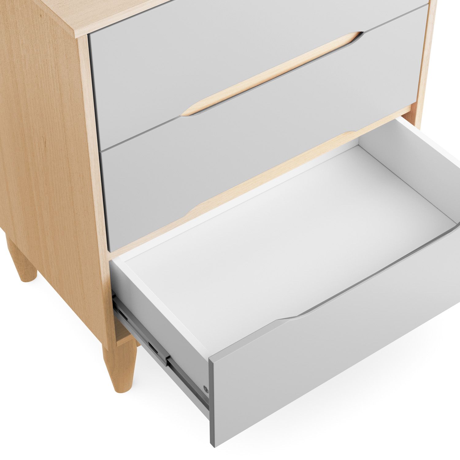 Cômoda Infantil 3 Gavetas Branco Tomi