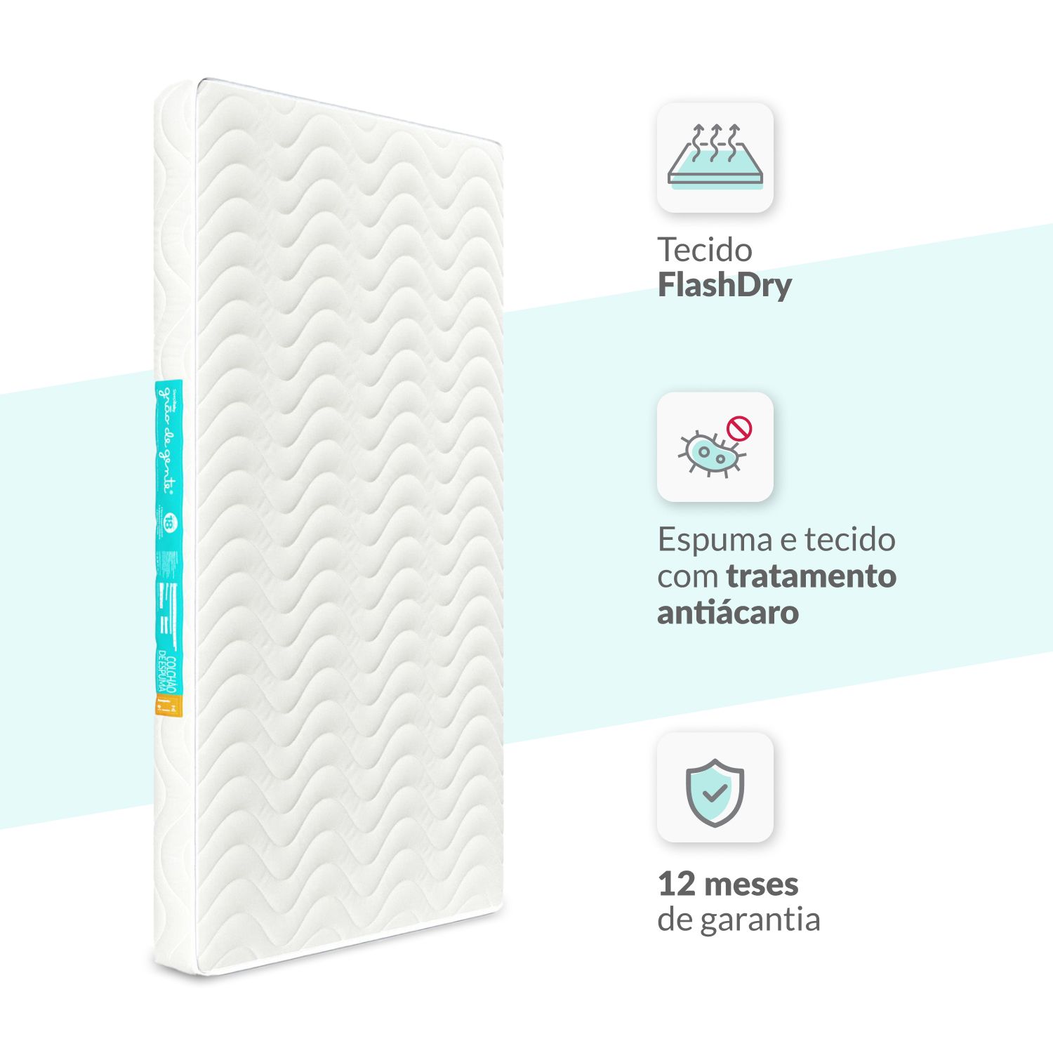 Colchão Berço Americano 0 a 3 anos