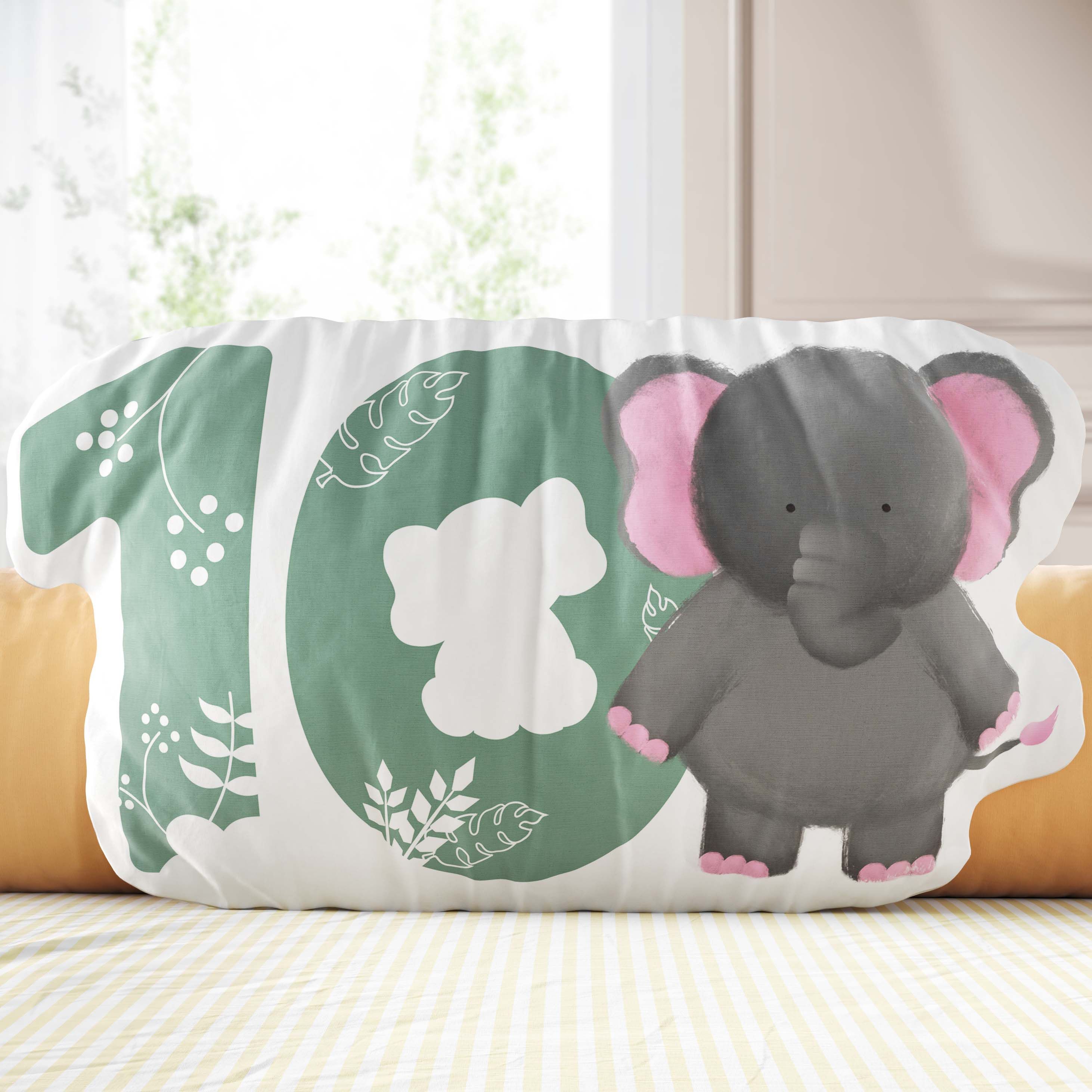 Almofada Mesversário Safári Aquarela