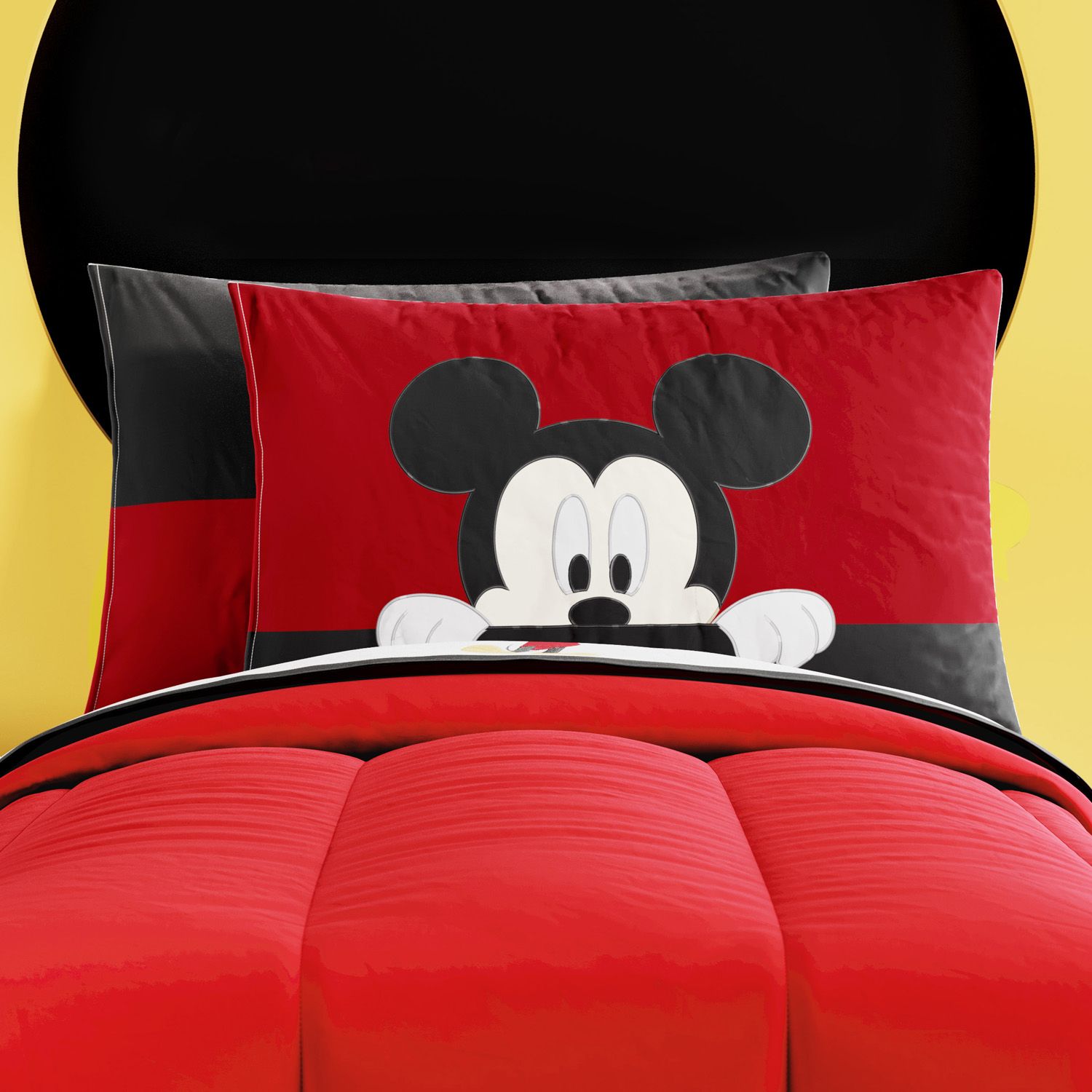 Kit Cama Infantil Solteiro Amiguinhos Mickey Mouse