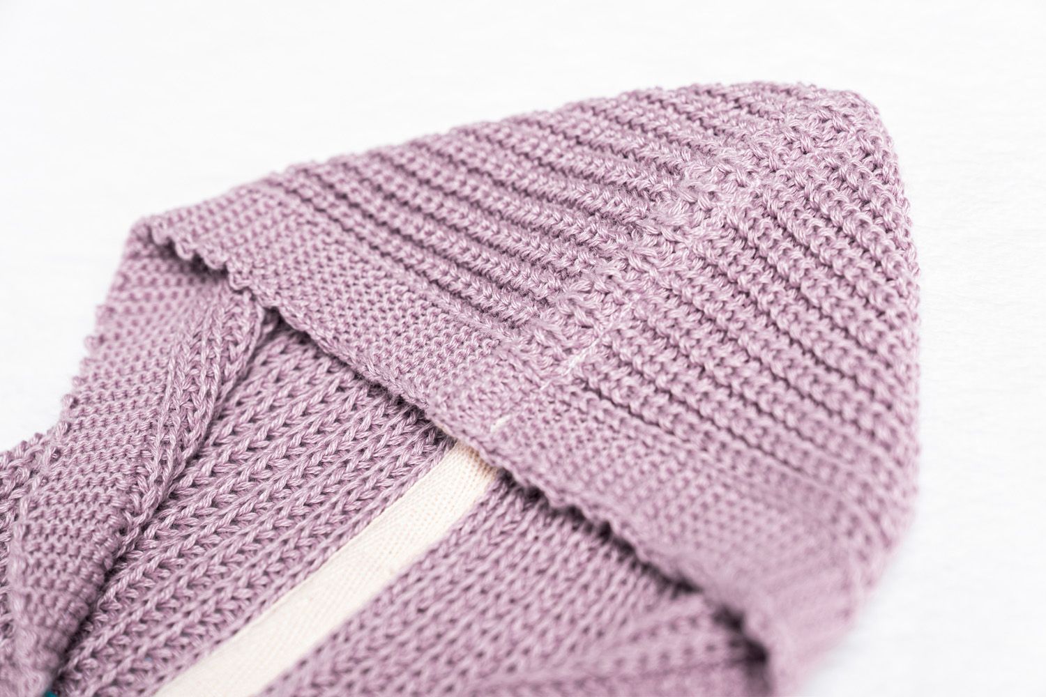 Casaquinho Tricot Capuccino com Capuz