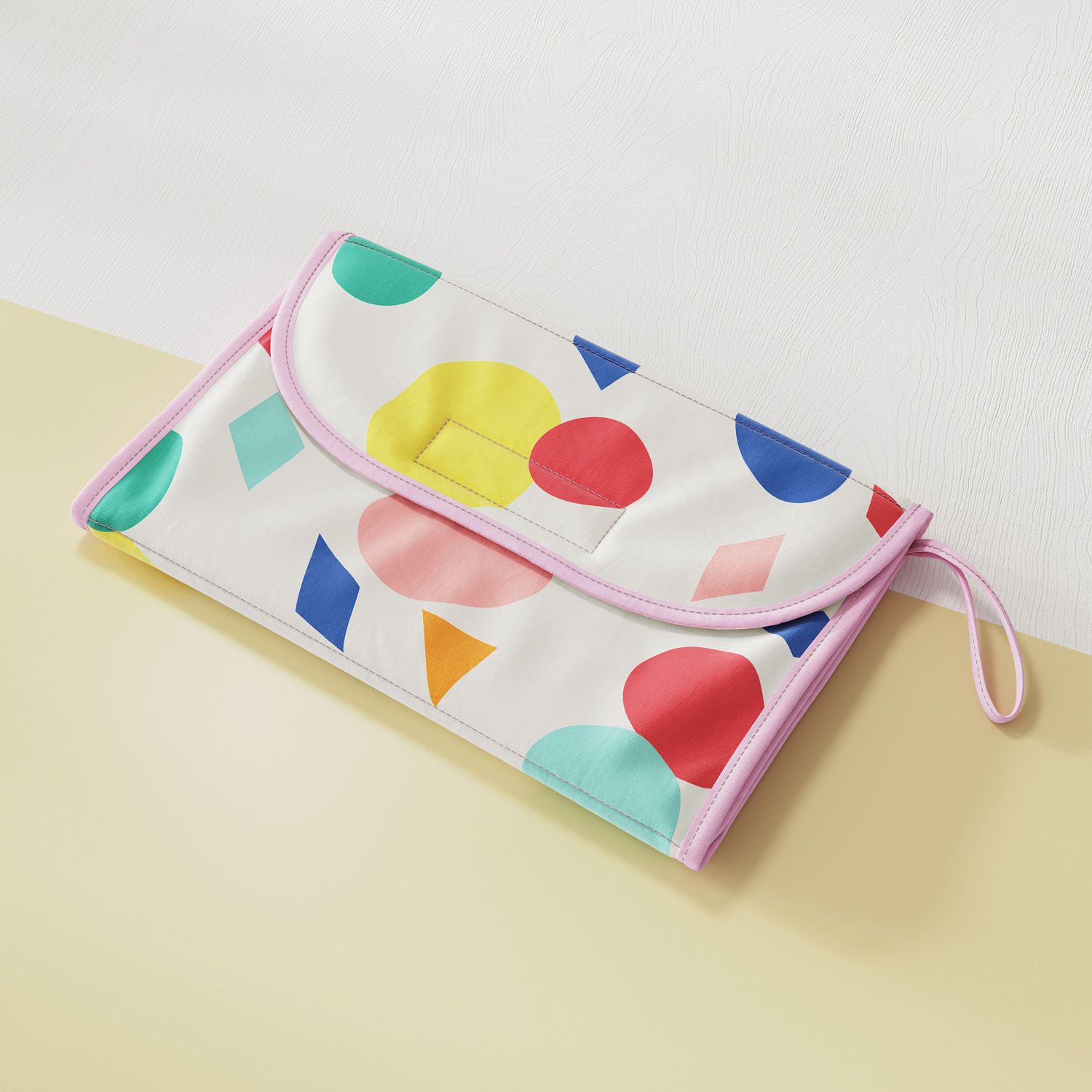 Trocador de Fraldas Portátil Geométrico Moderno