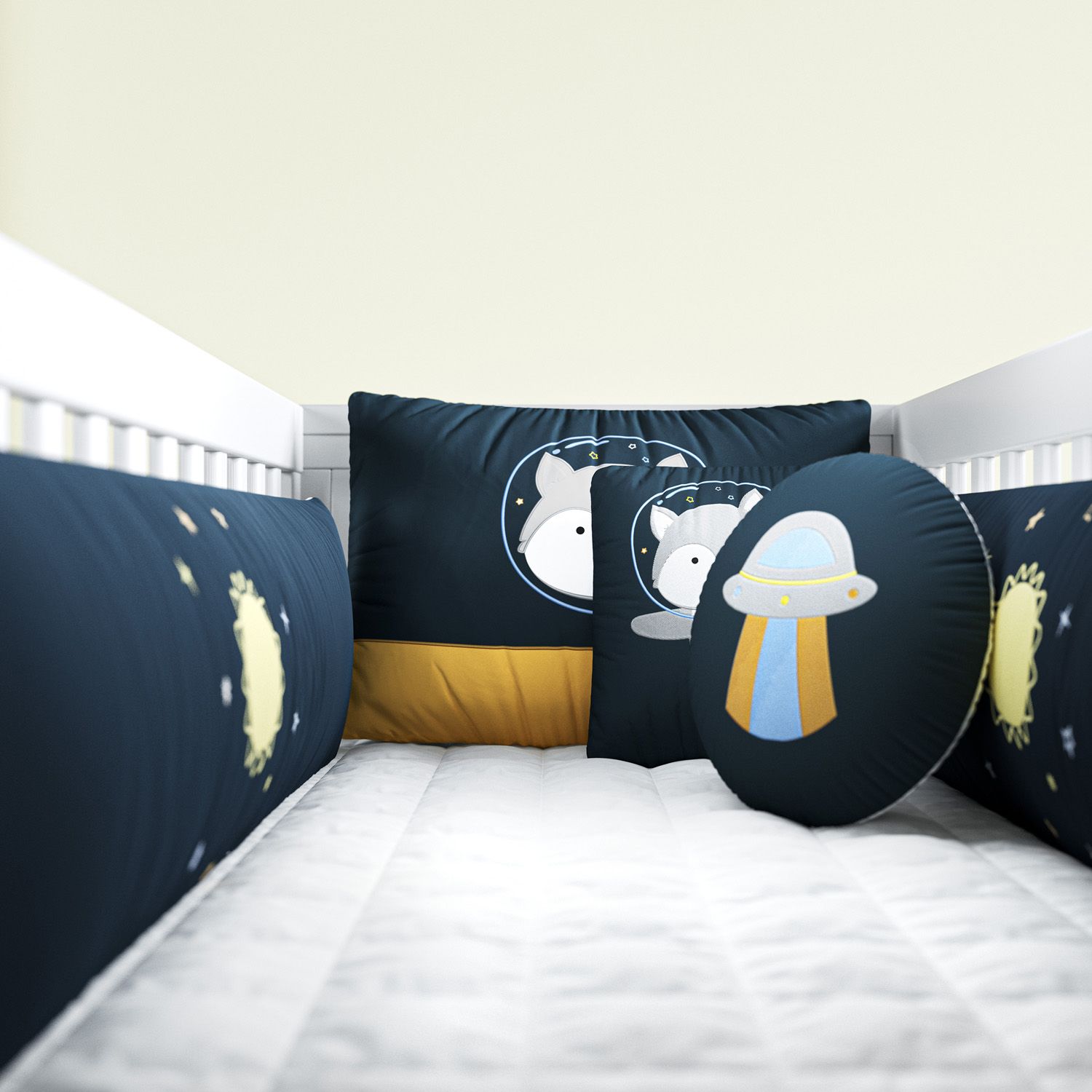 Kit Berço Lobinho Astronauta