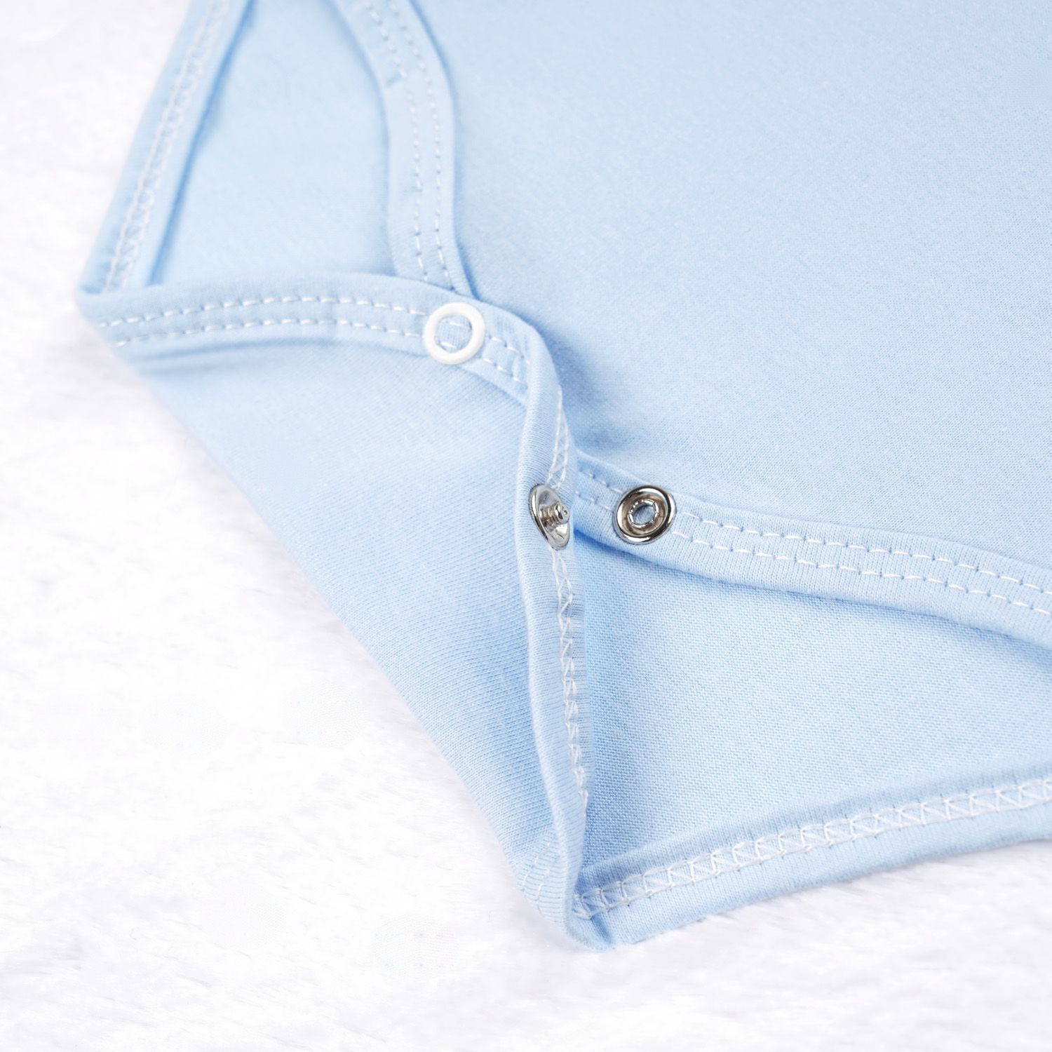 Body Manga Longa Gola Polo Azul Bebê e Marinho