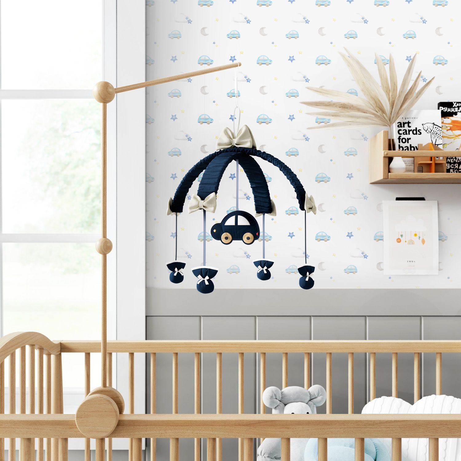 Móbile Carrinho Azul Marinho