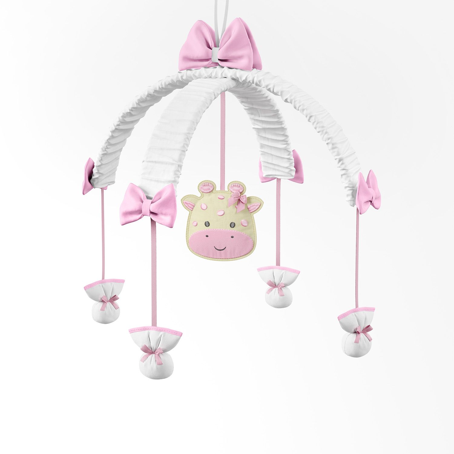 Móbile Amiguinha Girafa Rosa