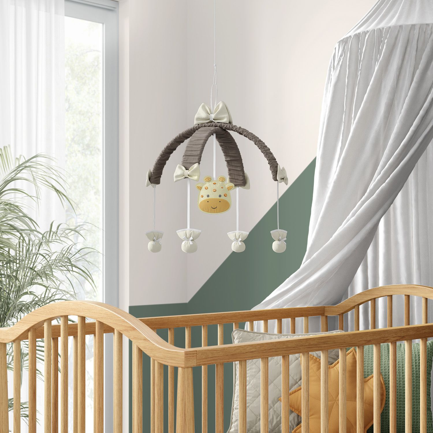 Móbile Amiguinha Girafa Rosa