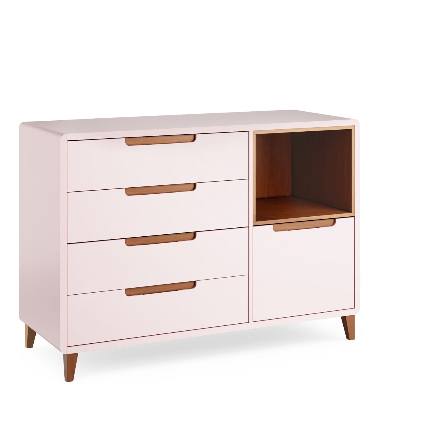 Cômoda Infantil Branco c/ Nicho Capri