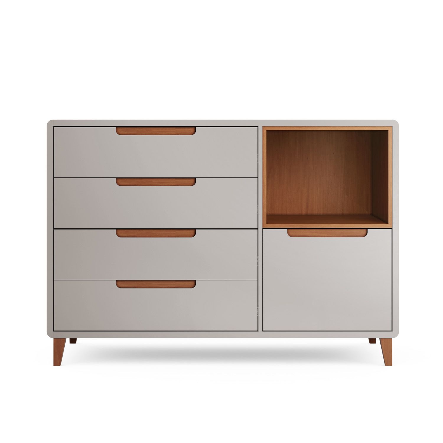 Cômoda Infantil Branco c/ Nicho Capri