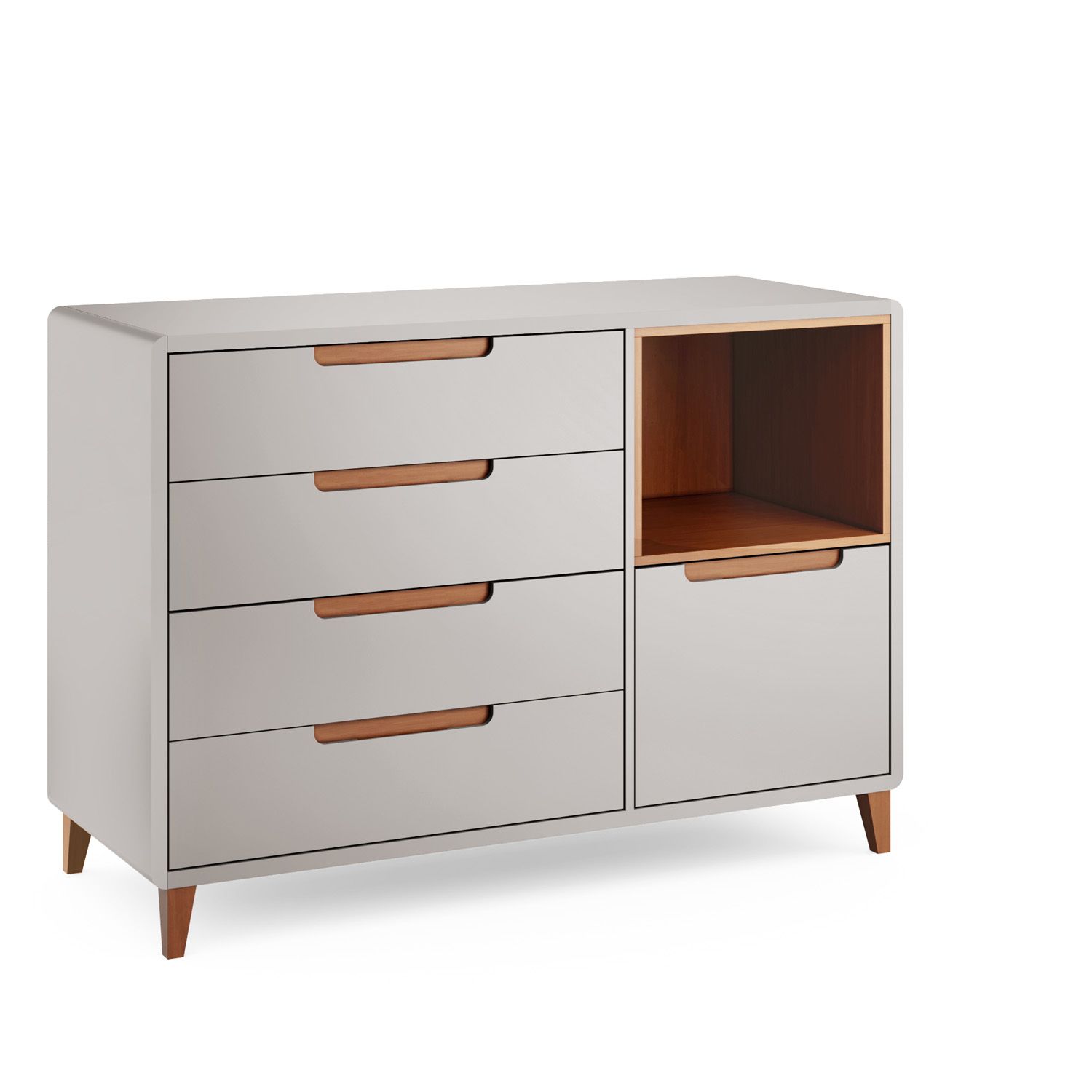 Cômoda Infantil Branco c/ Nicho Capri