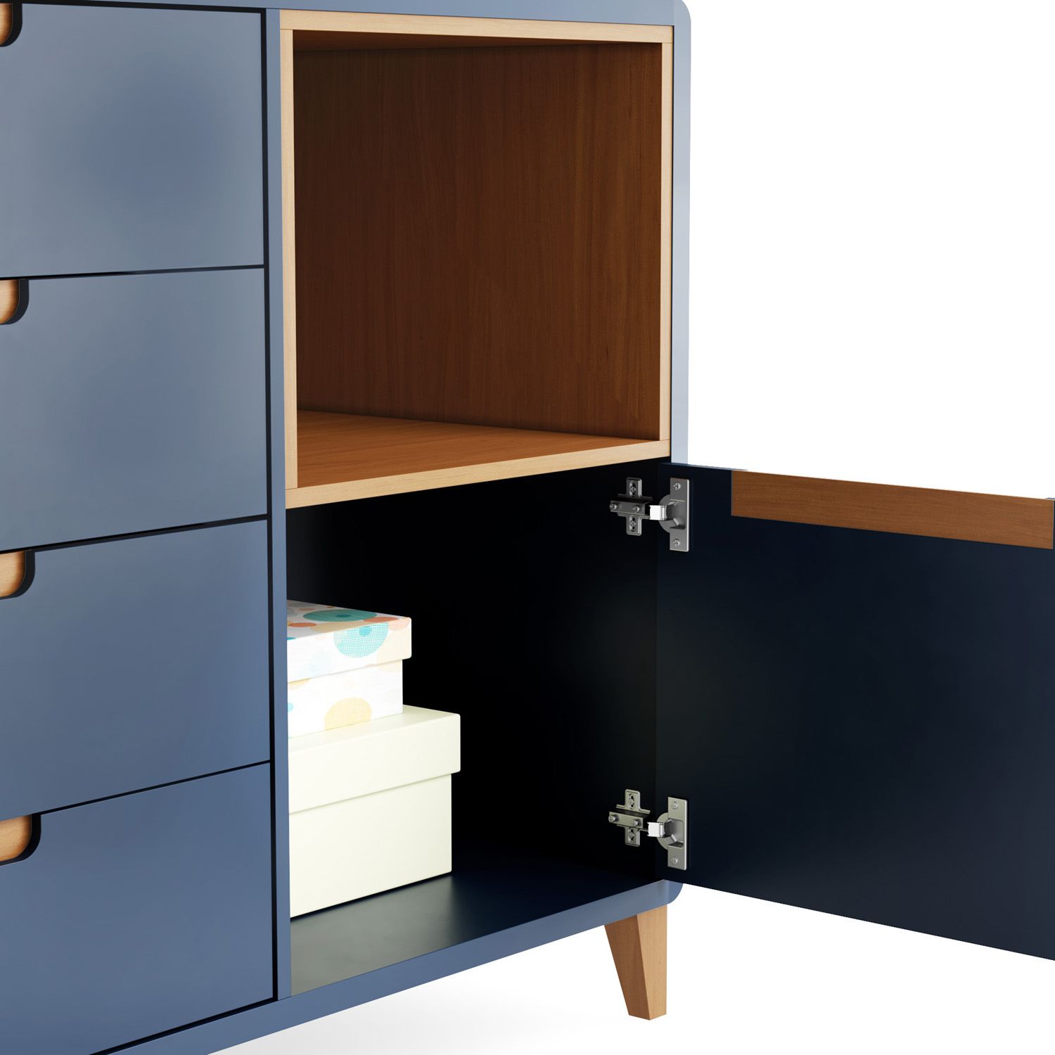 Cômoda Infantil Branco c/ Nicho Capri