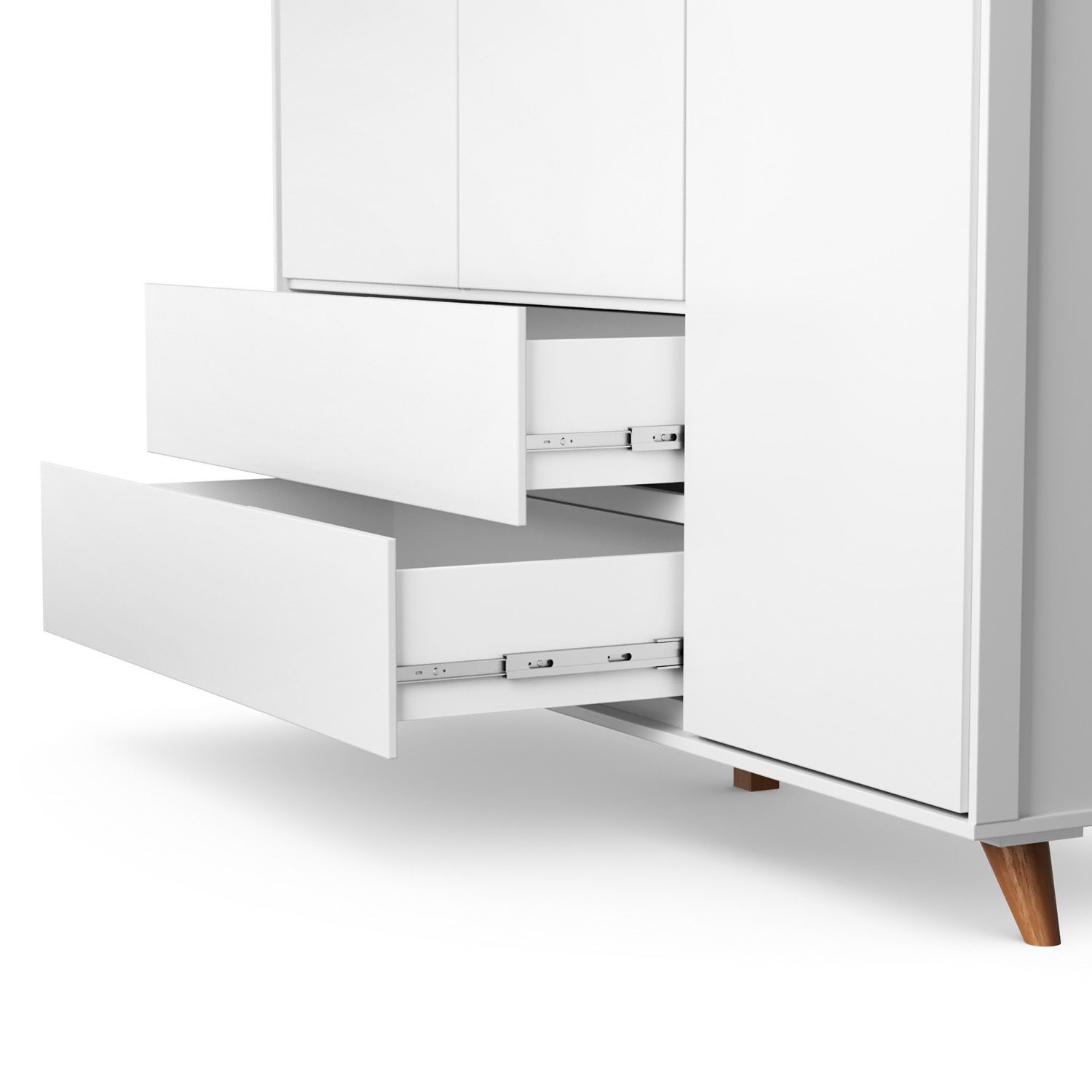 Guarda Roupa Infantil Branco 3 Portas Confort