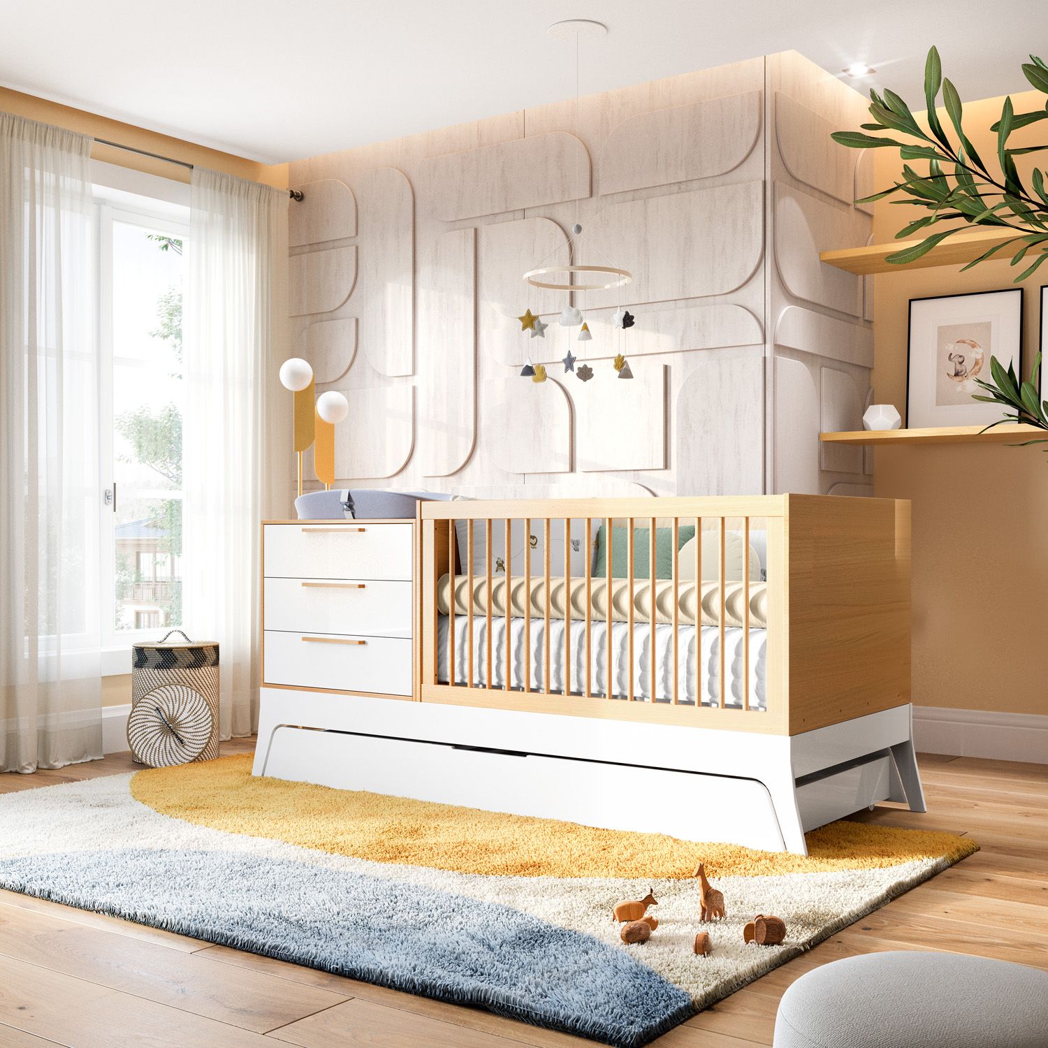 Berço Americano Madeira Grow Up