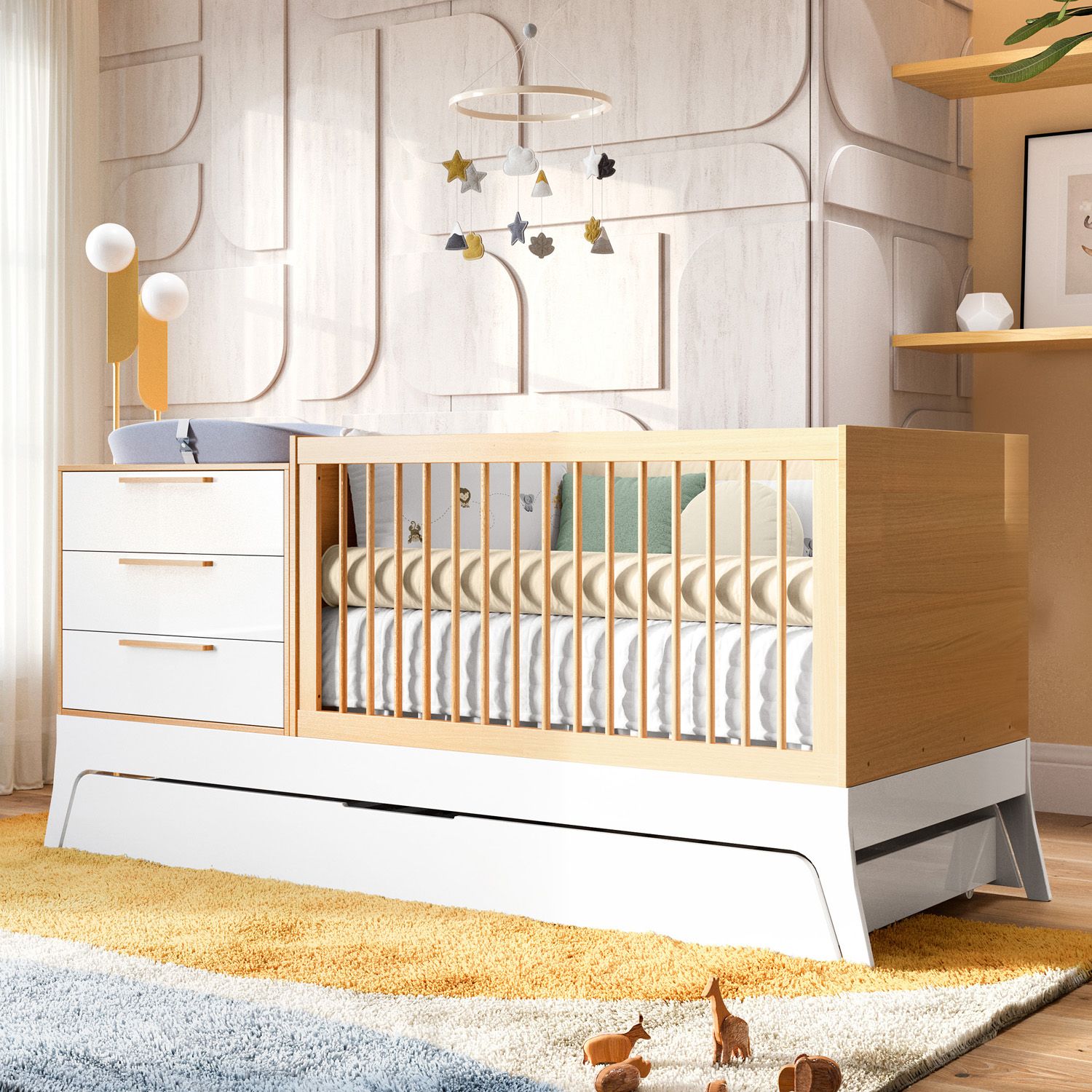 Berço Americano Madeira Grow Up