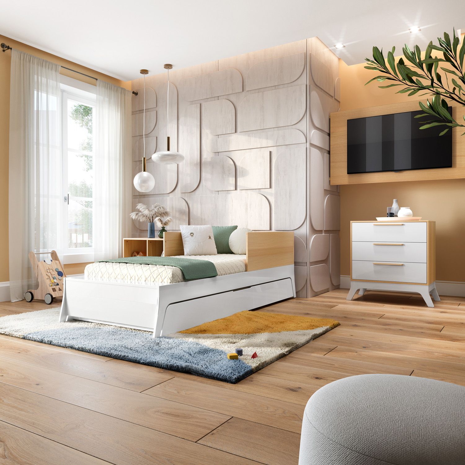 Berço Americano Madeira Grow Up