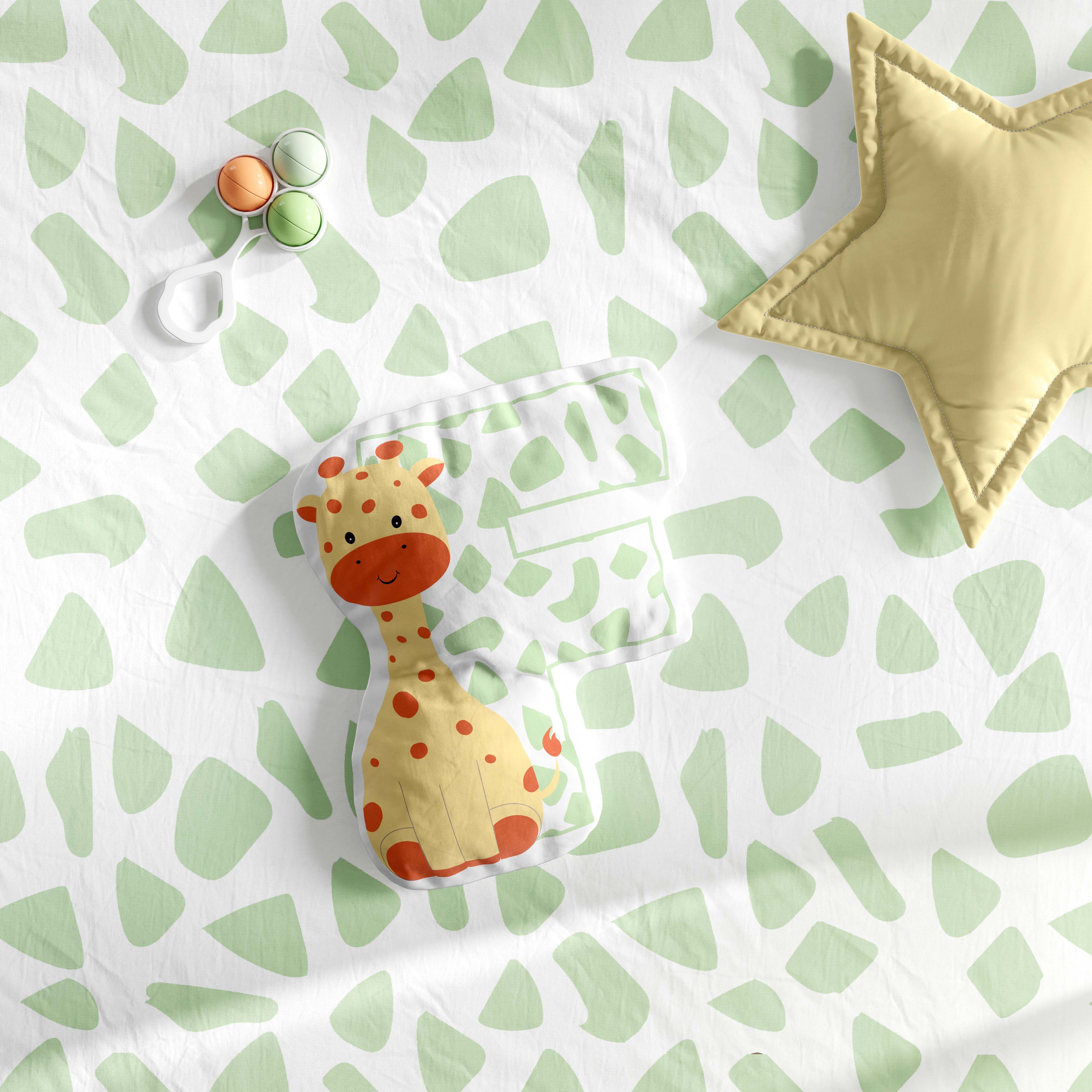 Almofada Amiguinhos Safári Letras de A a Z