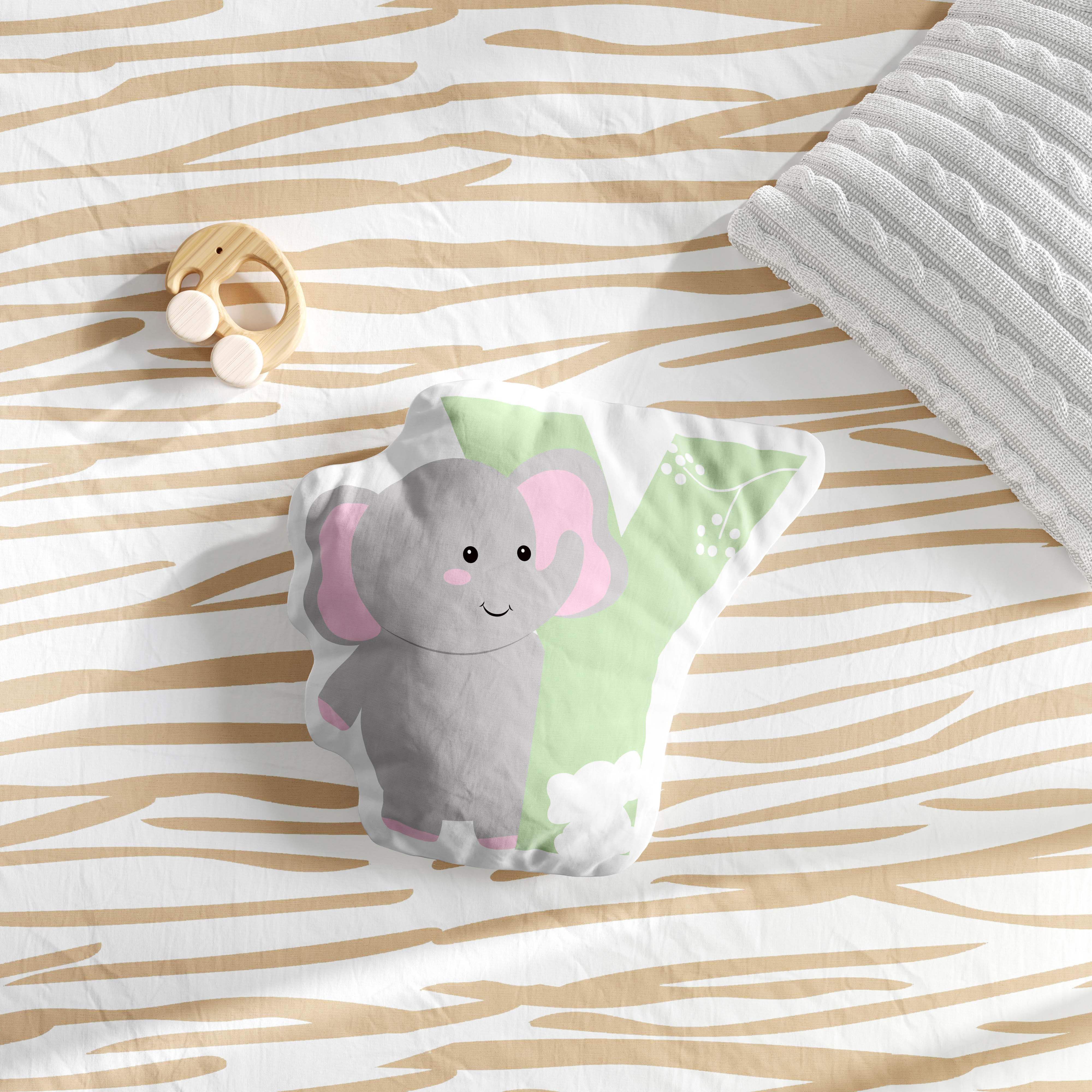 Almofada Amiguinhos Safári Letras de A a Z