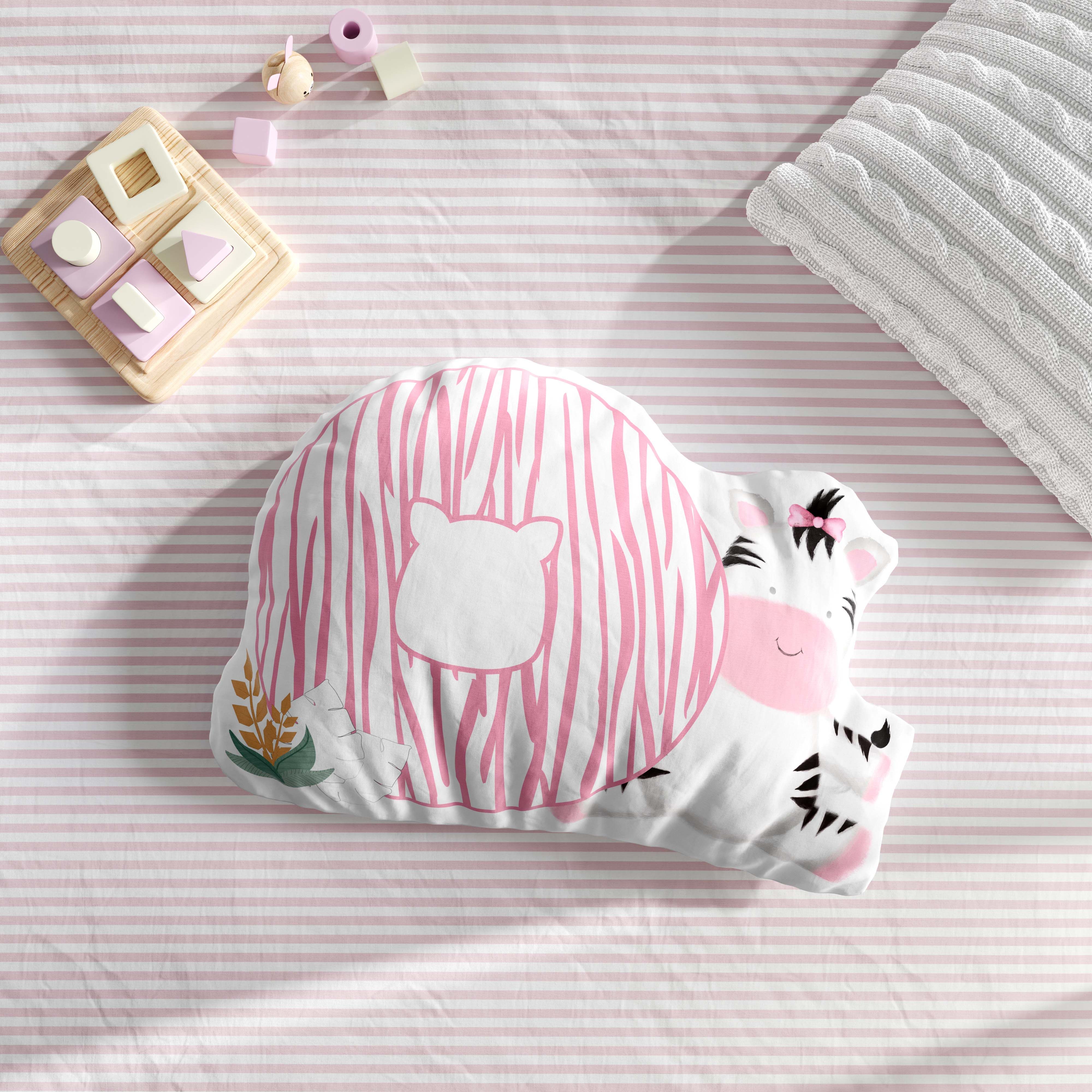 Almofada Safári Aquarela Letras de A a Z