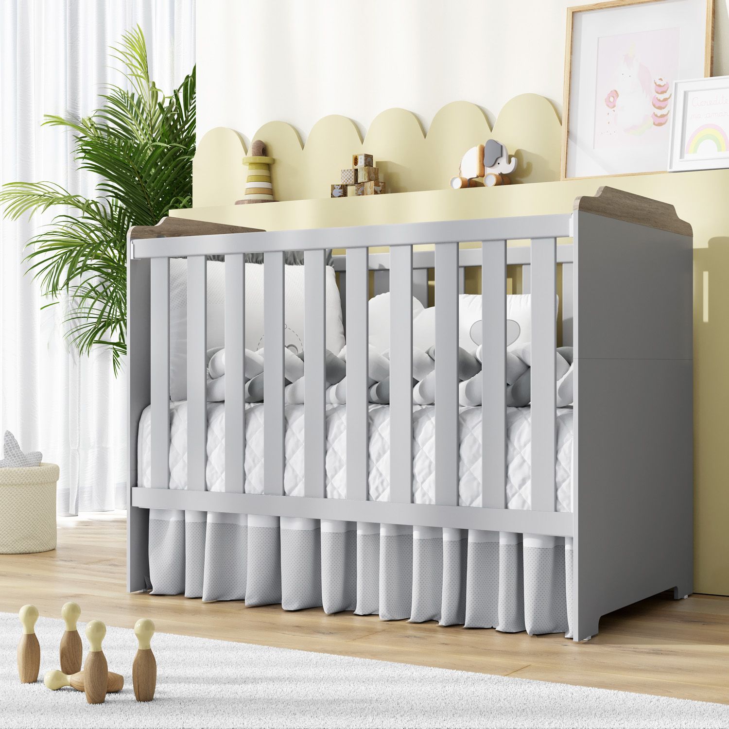 Berço Americano Branco Meli