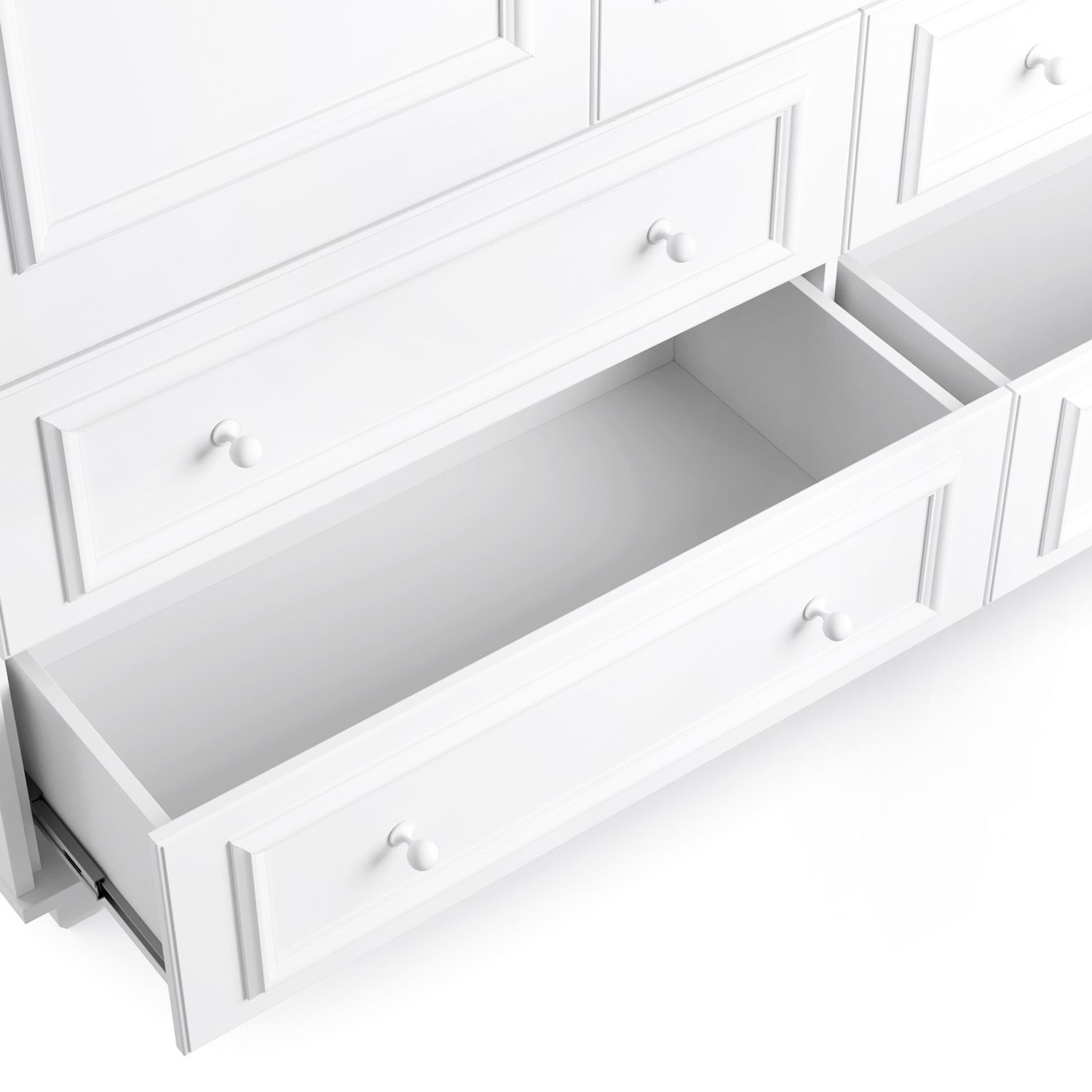 Guarda Roupa Infantil Branco 3 Portas Paris