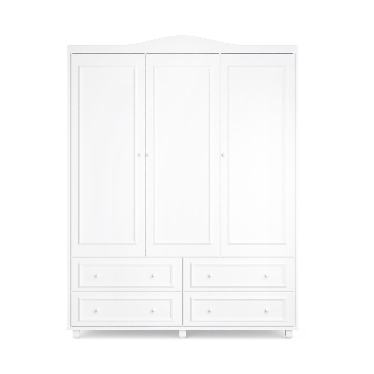 Guarda Roupa Infantil Branco 3 Portas Paris