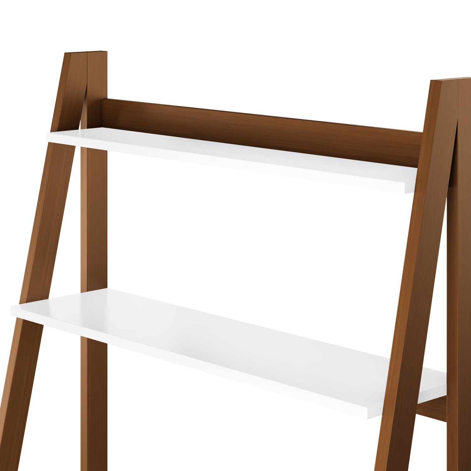 Mesa Estante Escada Branco