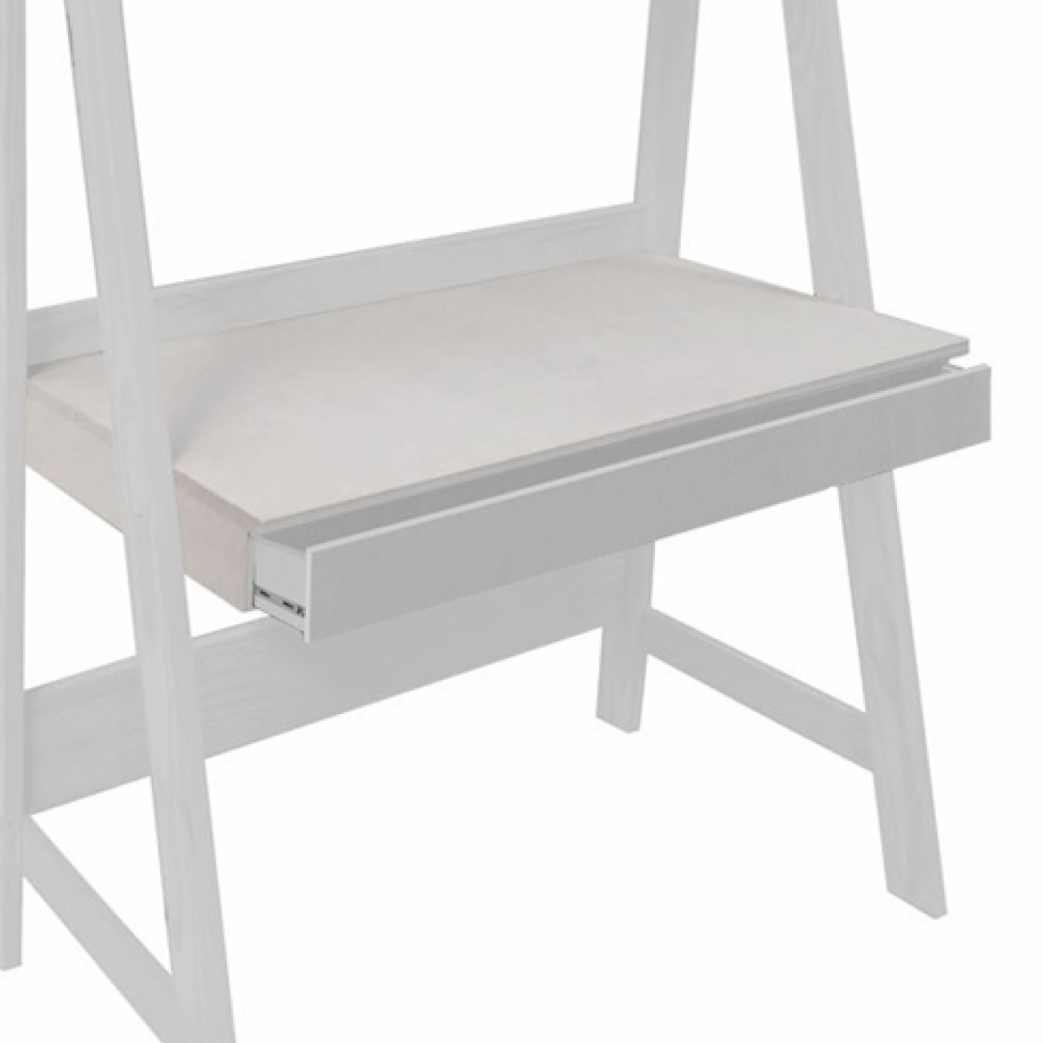 Mesa Estante Escada Branco