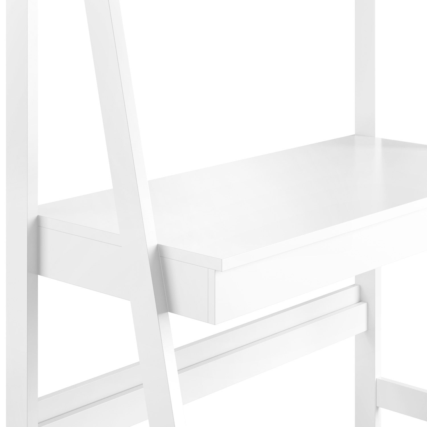Mesa Estante Escada Branco