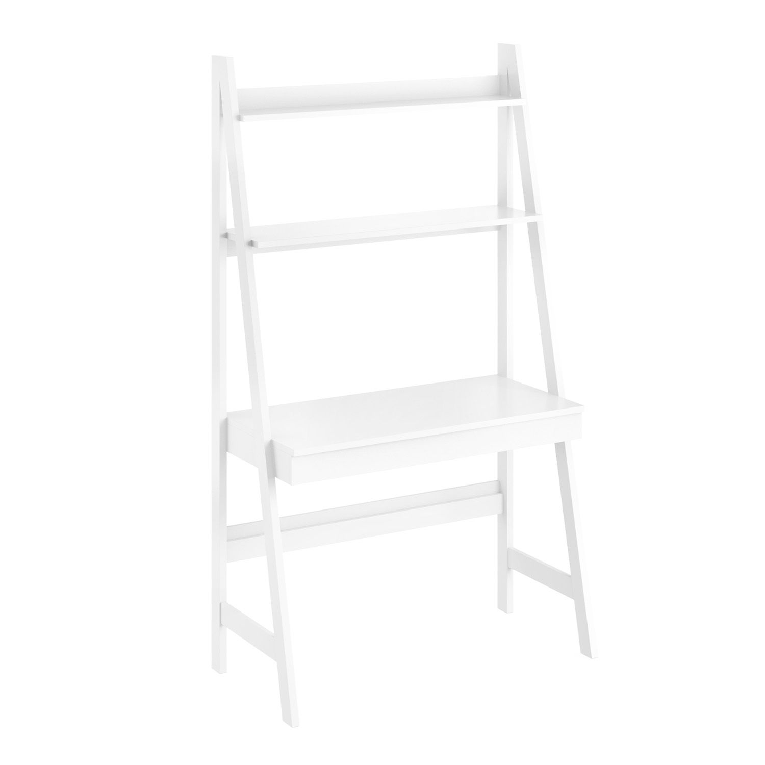 Mesa Estante Escada Branco