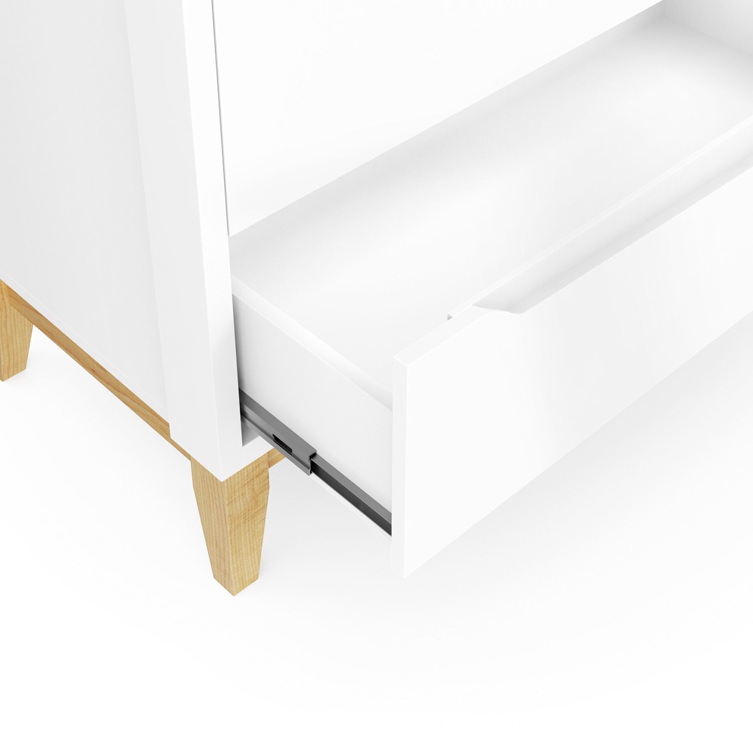 Cômoda Infantil Branco Retrô Amor Perfeito