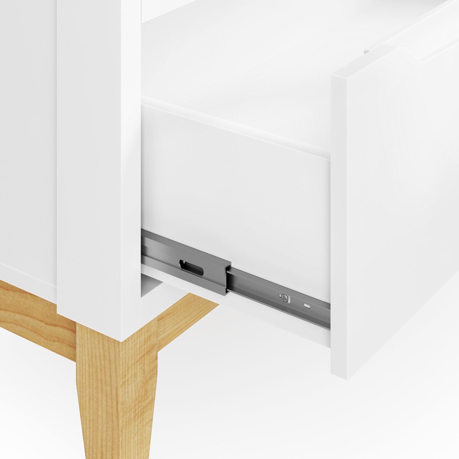 Cômoda Infantil Branco Retrô Amor Perfeito