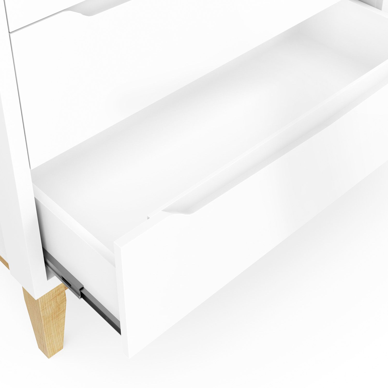 Cômoda Infantil Branco com Porta Retrô Amor Perfeito