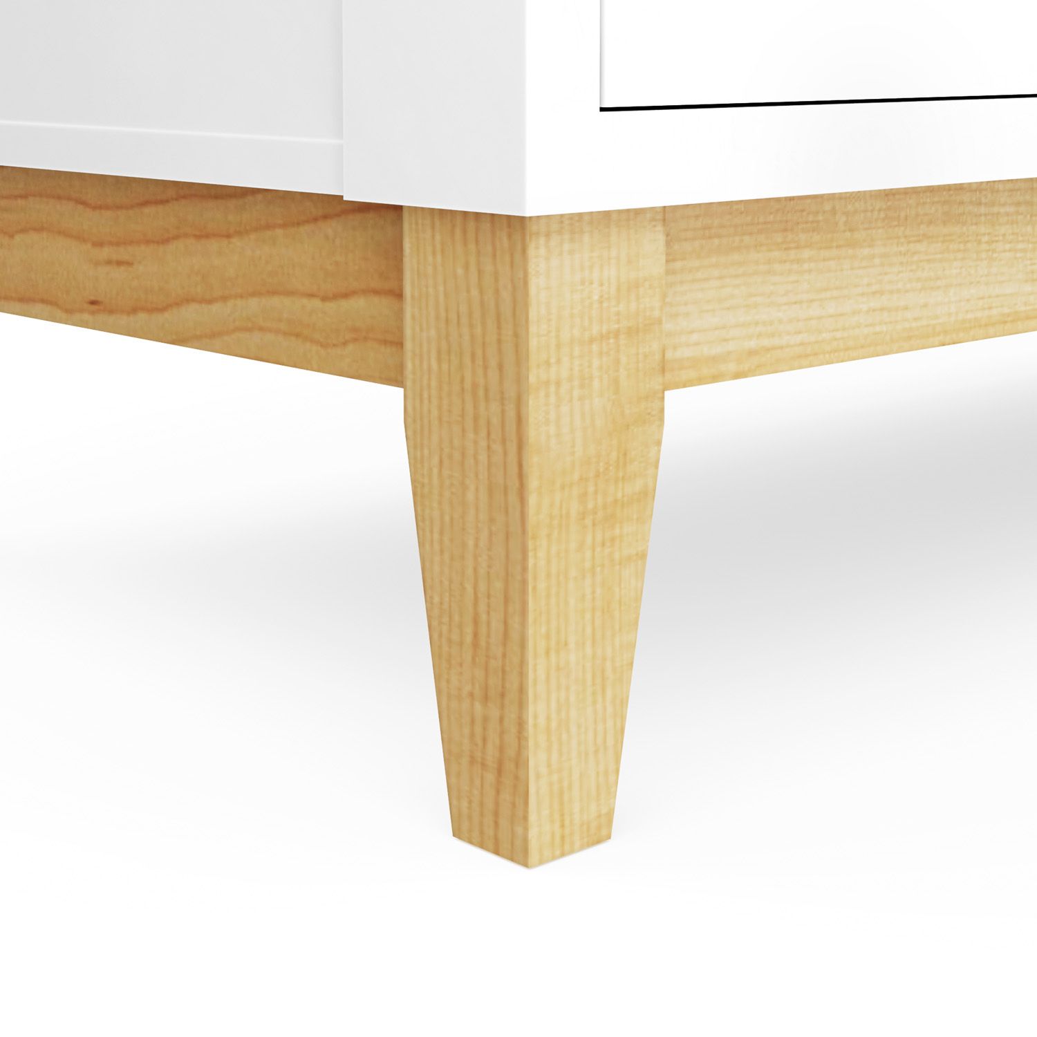 Cômoda Infantil Branco com Porta Retrô Amor Perfeito