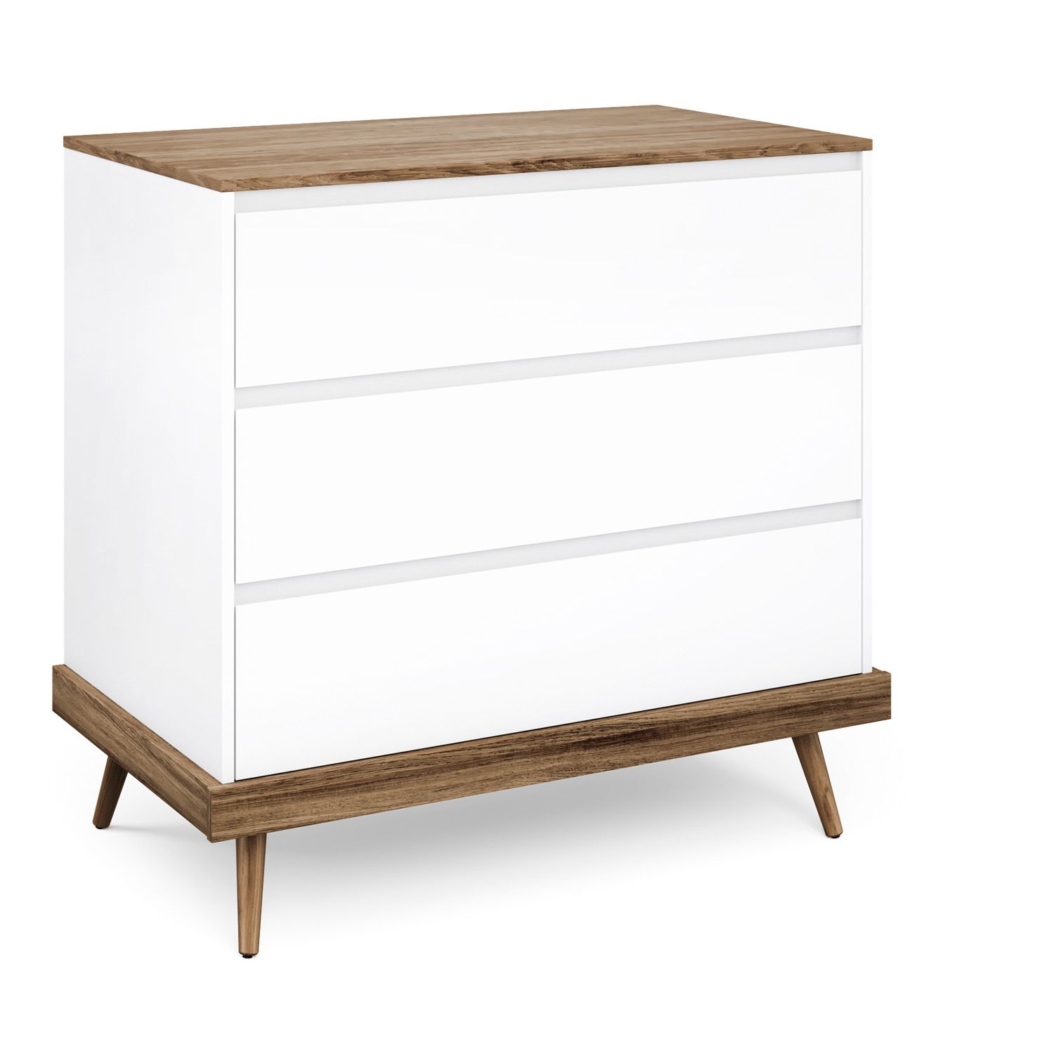 Cômoda Infantil Branco Retrô Canção de Ninar