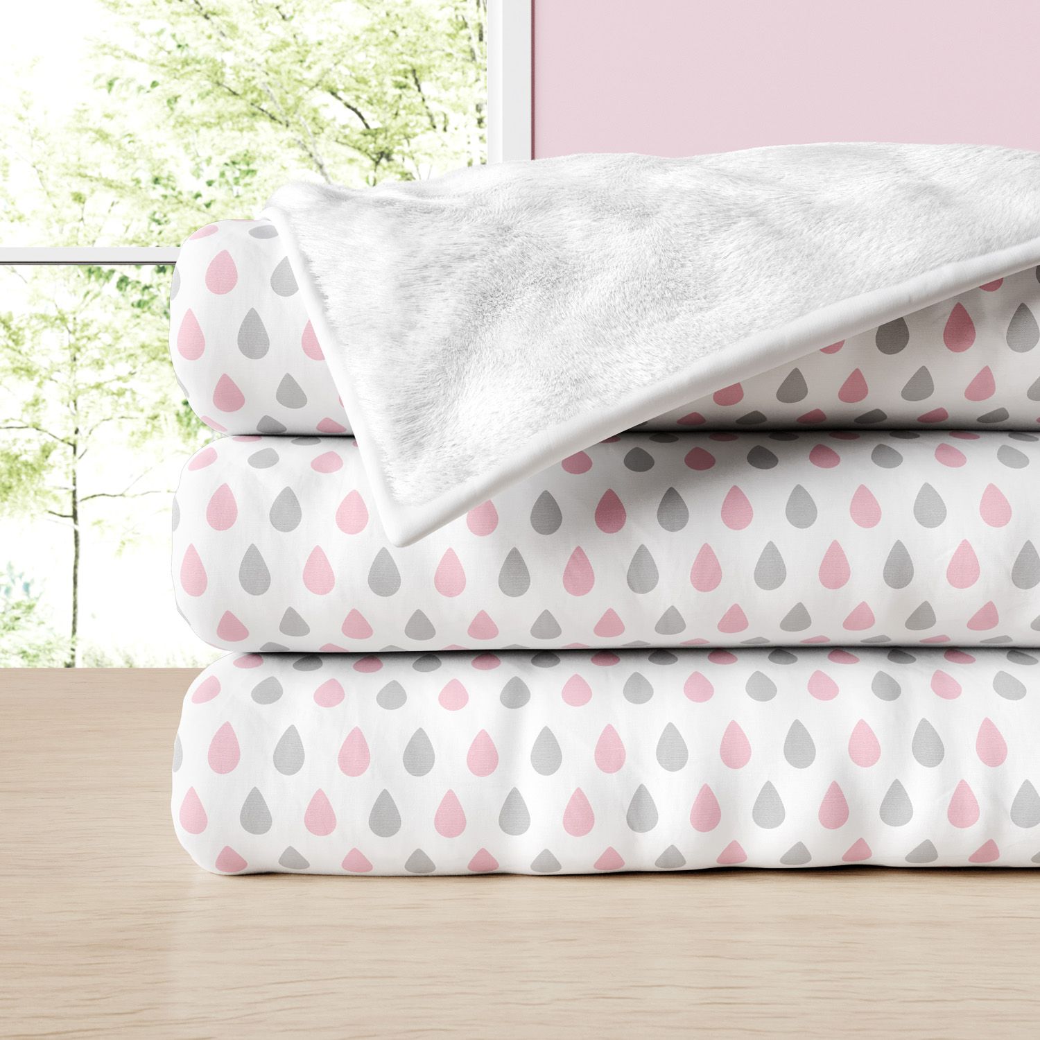 Cobertor Gotas do Céu Azul 1M