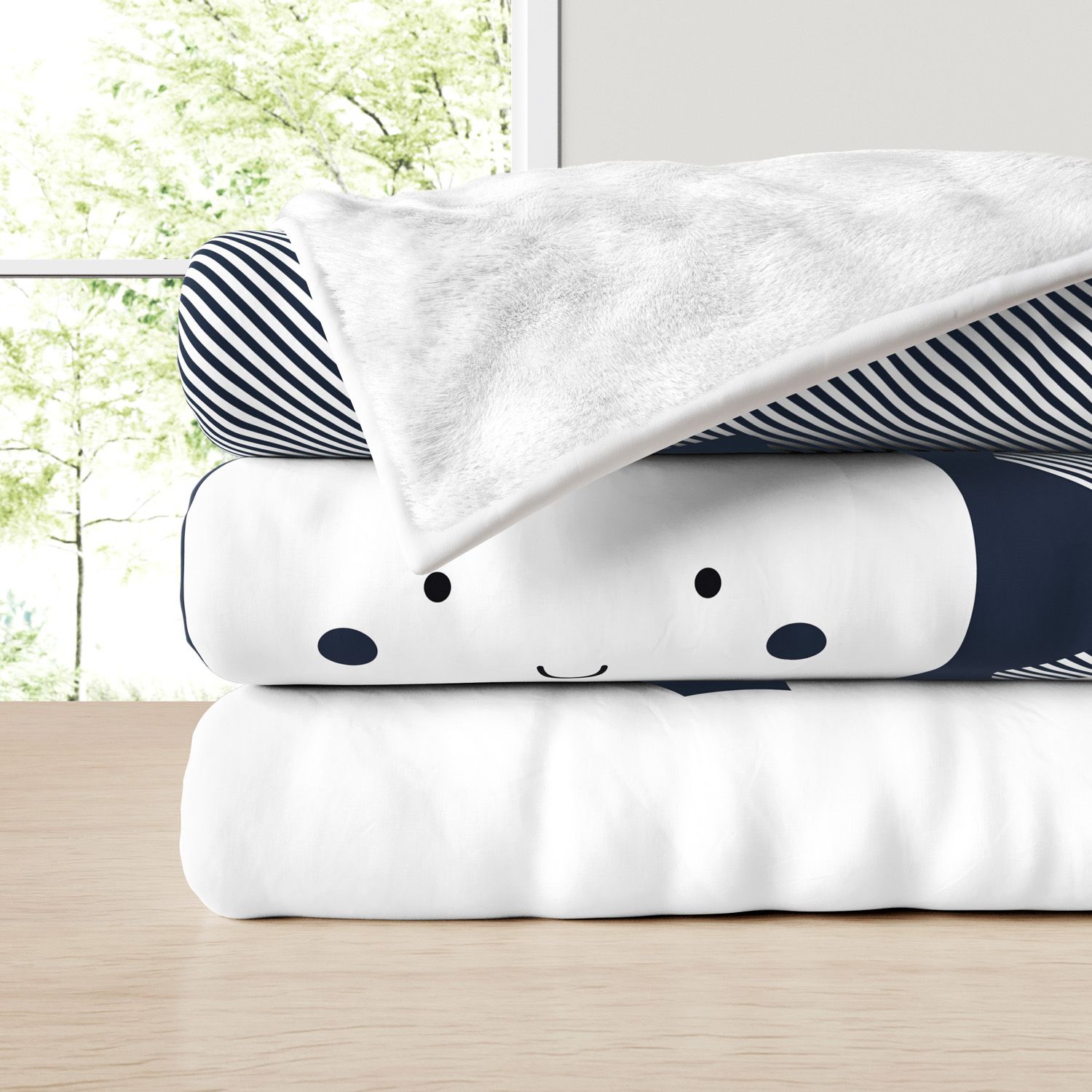 Cobertor Nuvem de Algodão Amarelo 1M